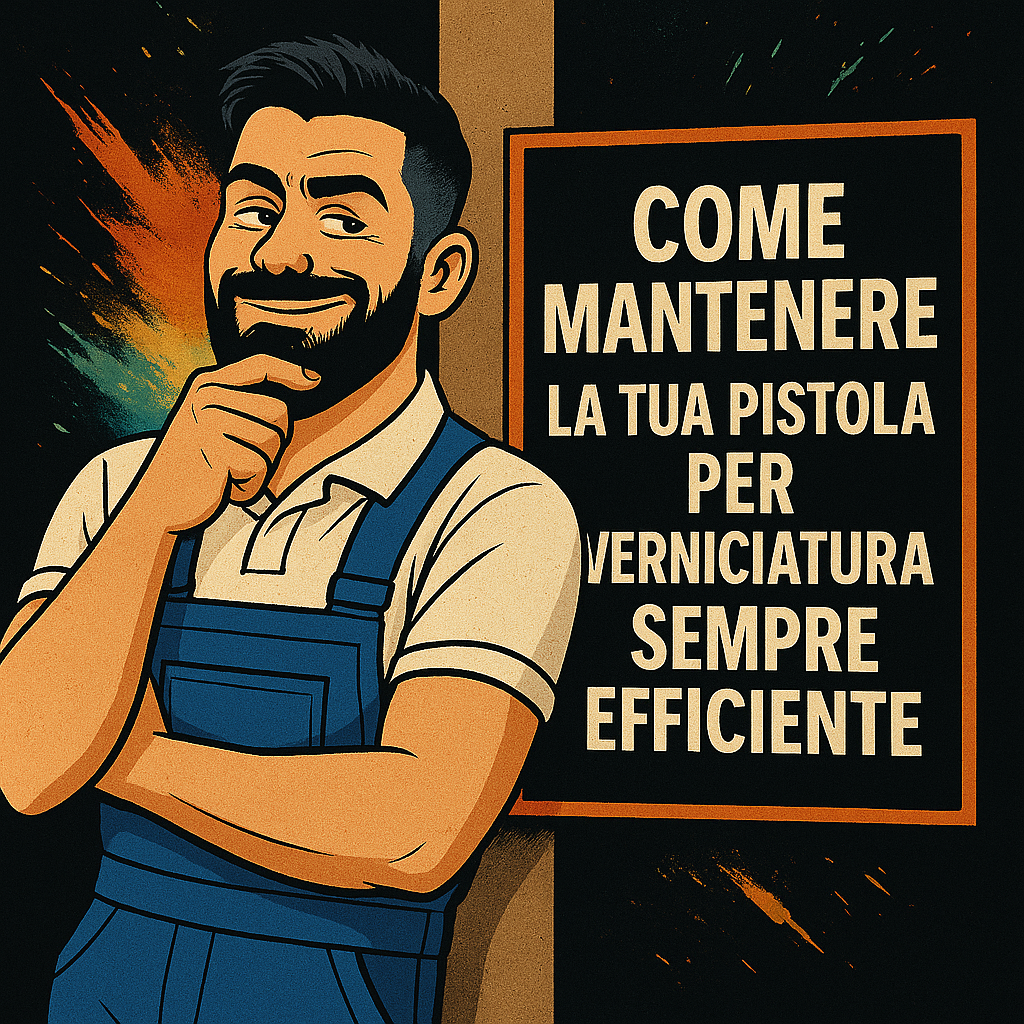 Come Mantenere la Tua Pistola per Verniciatura Sempre Efficiente