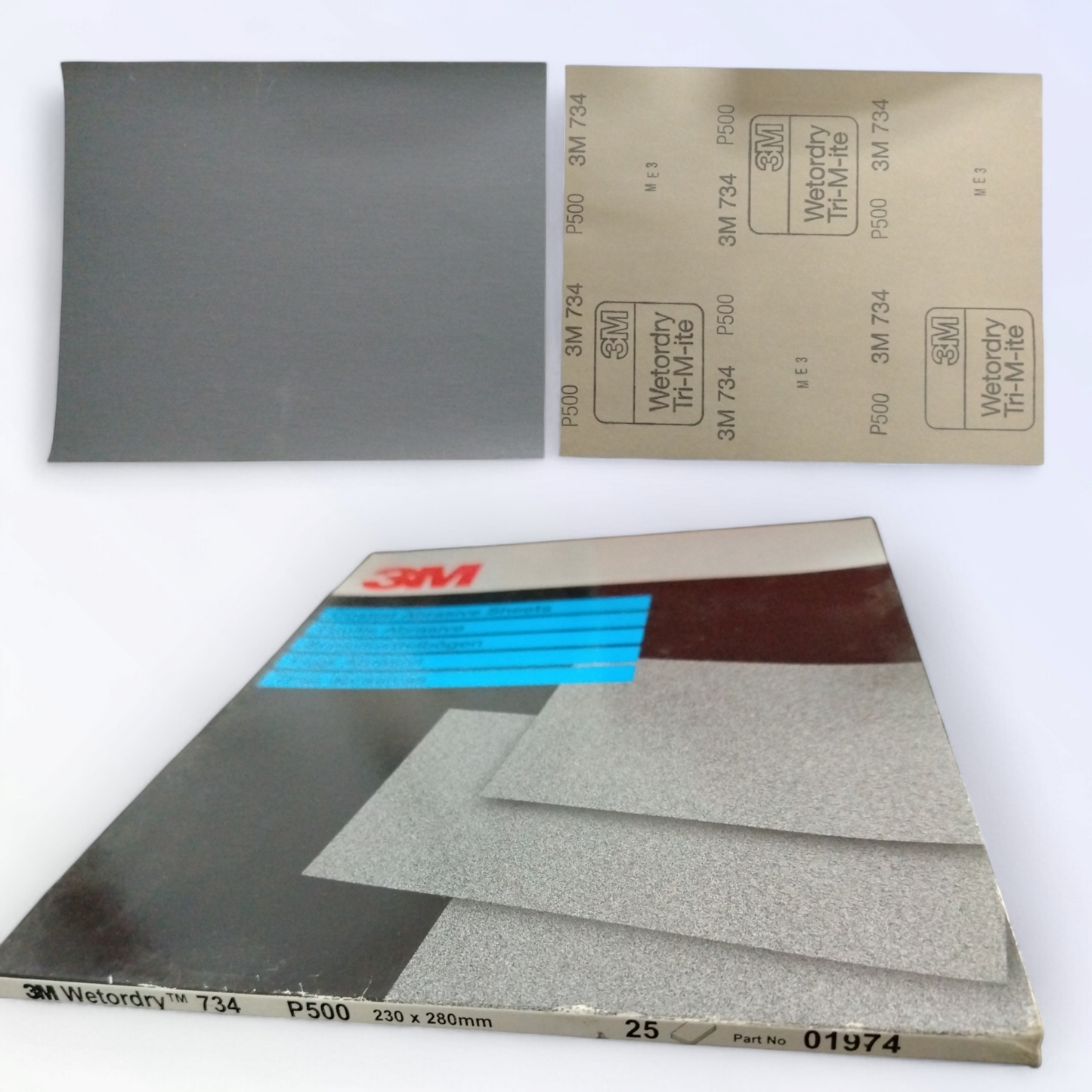 3m 734 Carta Tri-M-Ite A-Cl Fogli Mm(230 X 280) P 500