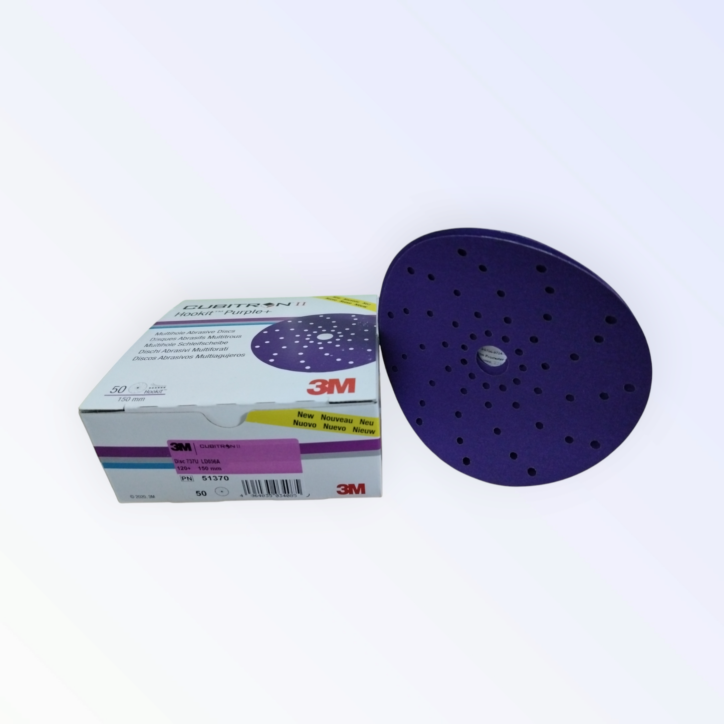 3m Dischetti Viola Multiforati P 120