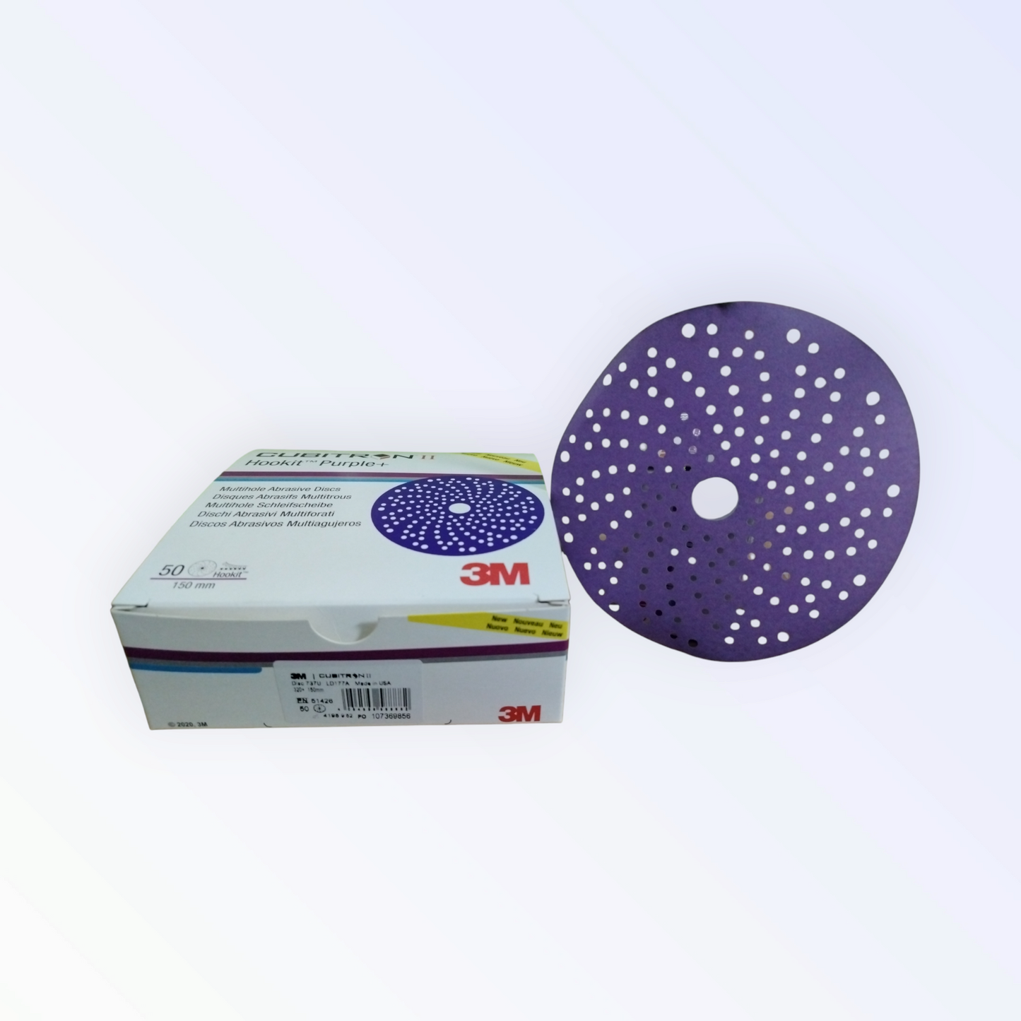 3m Dischetti Viola Multiforati P 320