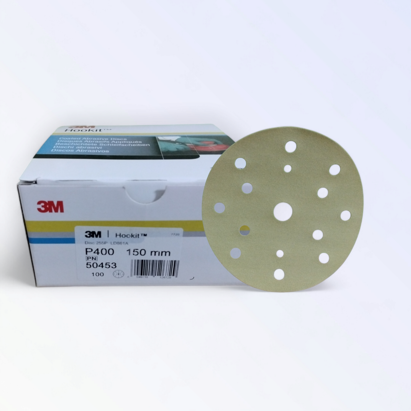 3m Dischi Carteggiatura A Secco 255 P 15 Fori 150 Mm Grana P 400