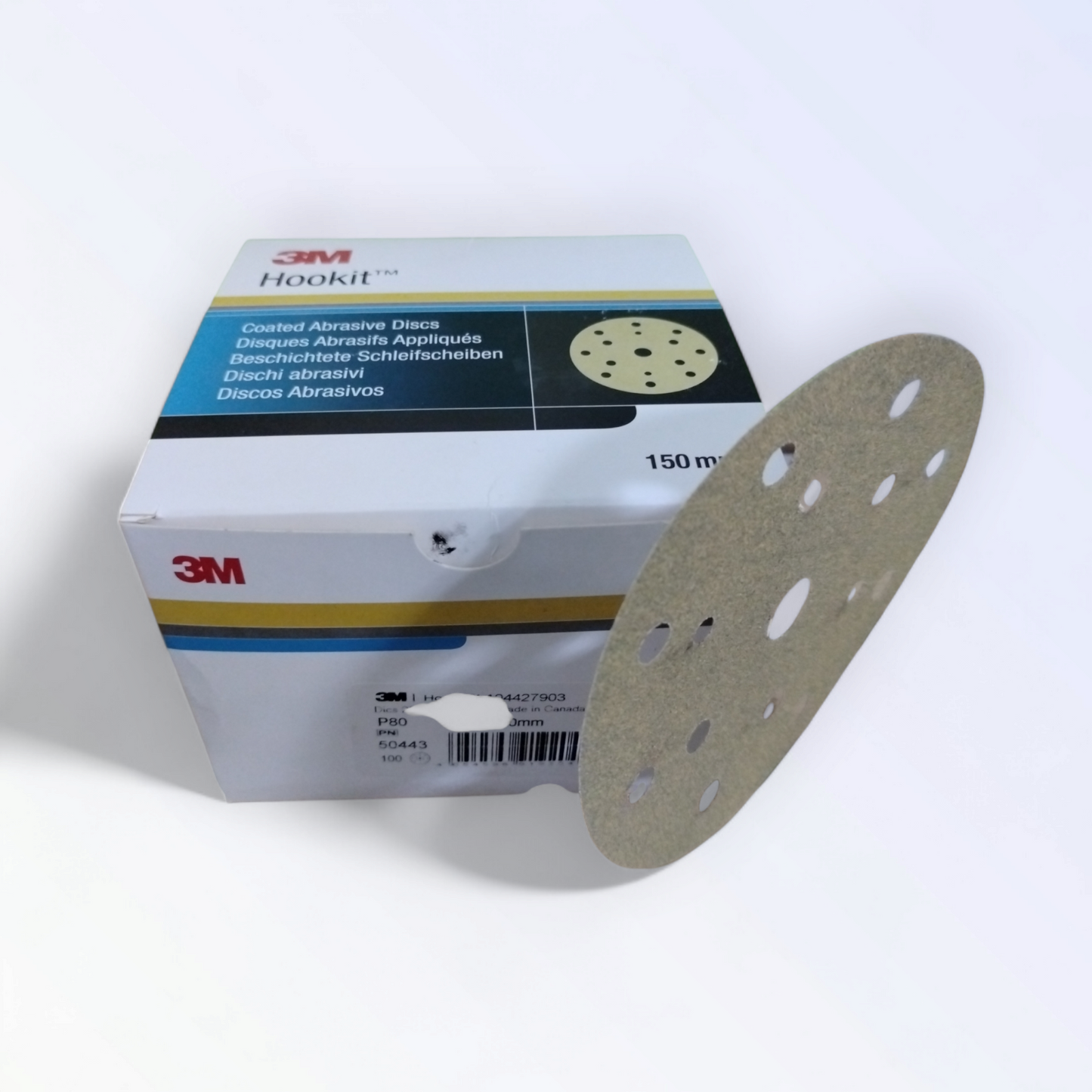 3m Dischi Carteggiatura A Secco 255 P 15 Fori 150 Mm Grana P 80