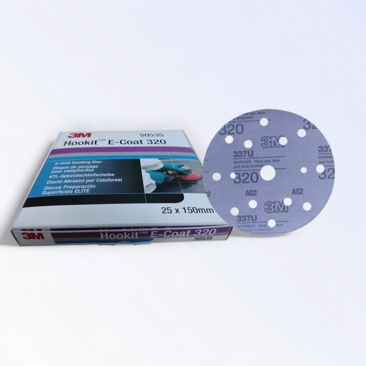 3m Dischi Carteggiatura Per Cataforesi 337u 15 Fori 150 Mm P 320