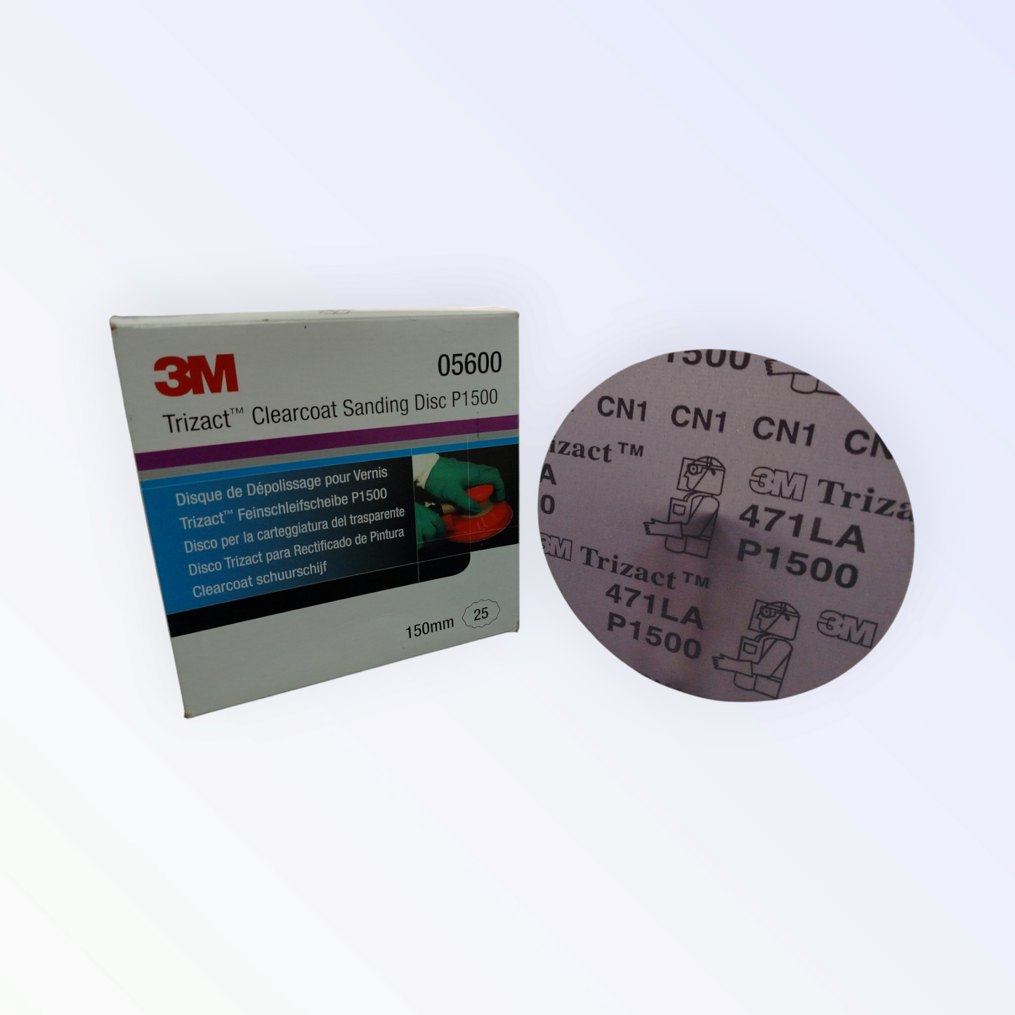 3m Dischi Hookit Trizact Per Opacizzazione P 1500 ø 150 Mm