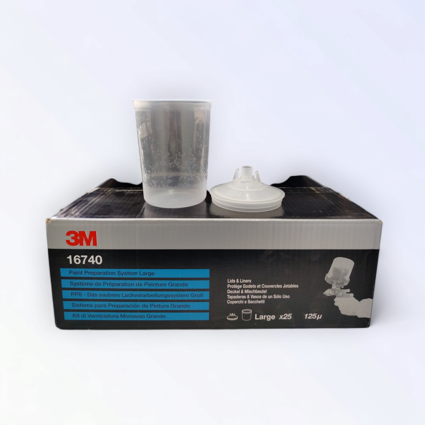 3m Kit Verniciatura Monouso 125 Micron 900ml N- Pz 25