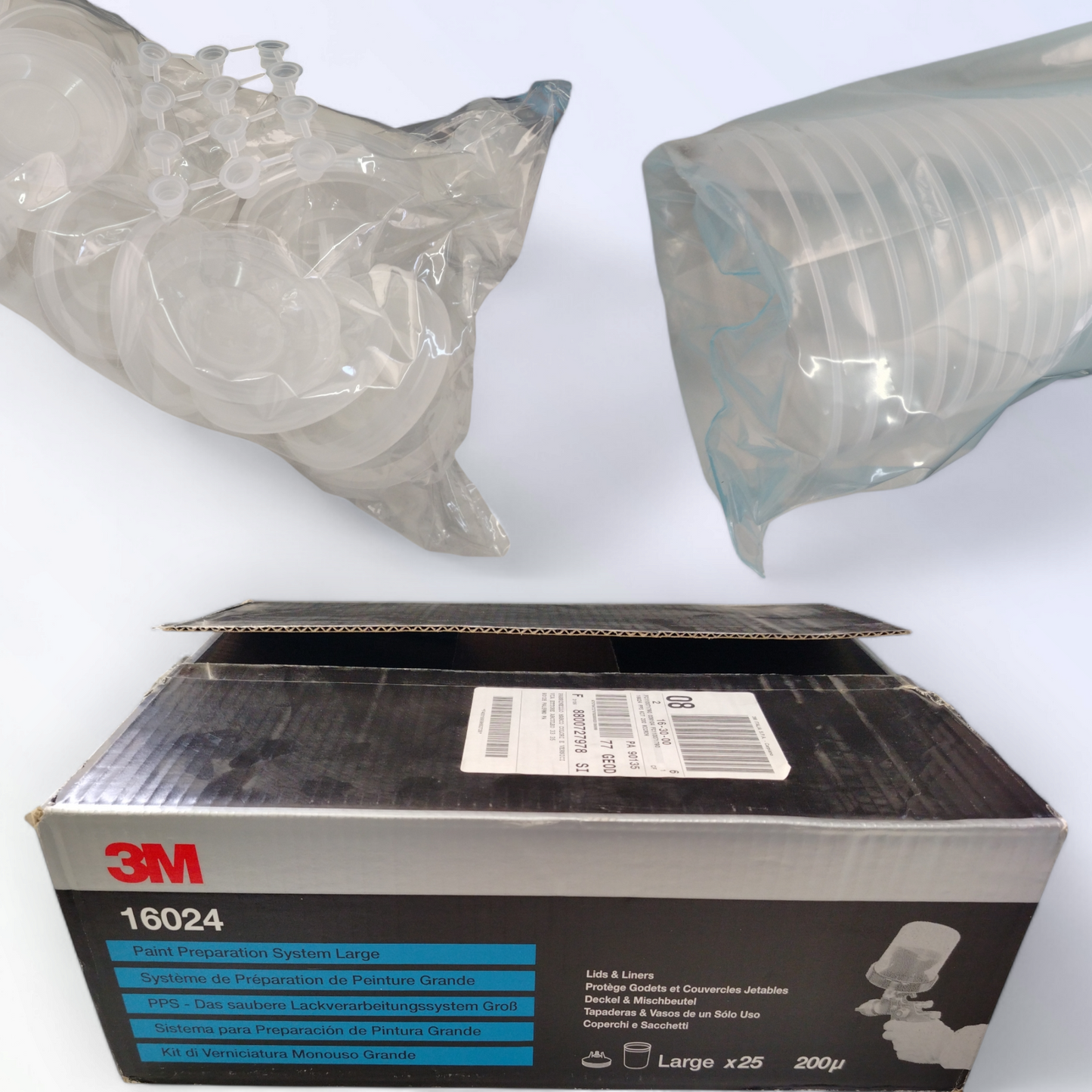3m Kit Verniciatura Monouso 200 Micron 900ml N- Pz 25