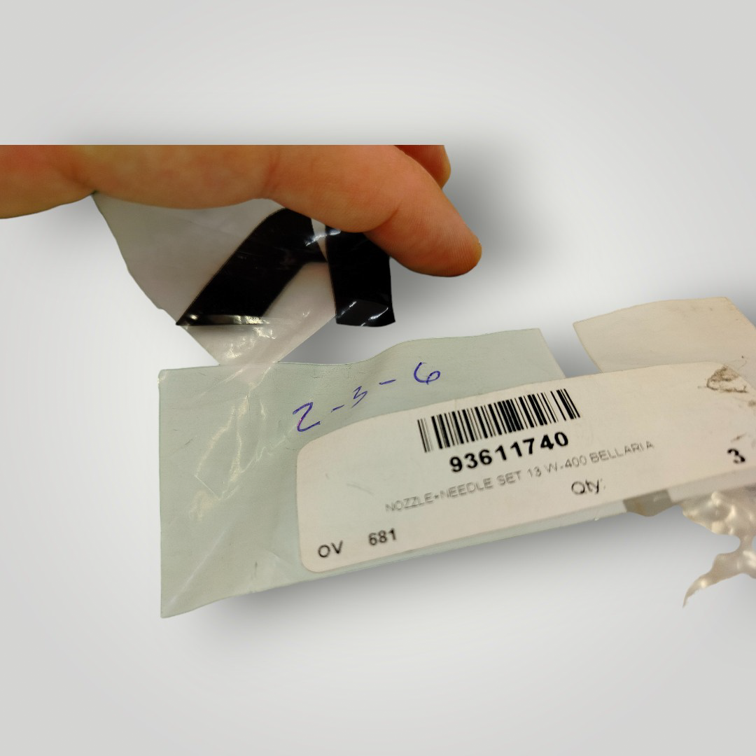 Iwata W400 Bellaria Ugello Materiale + Testina 1-4