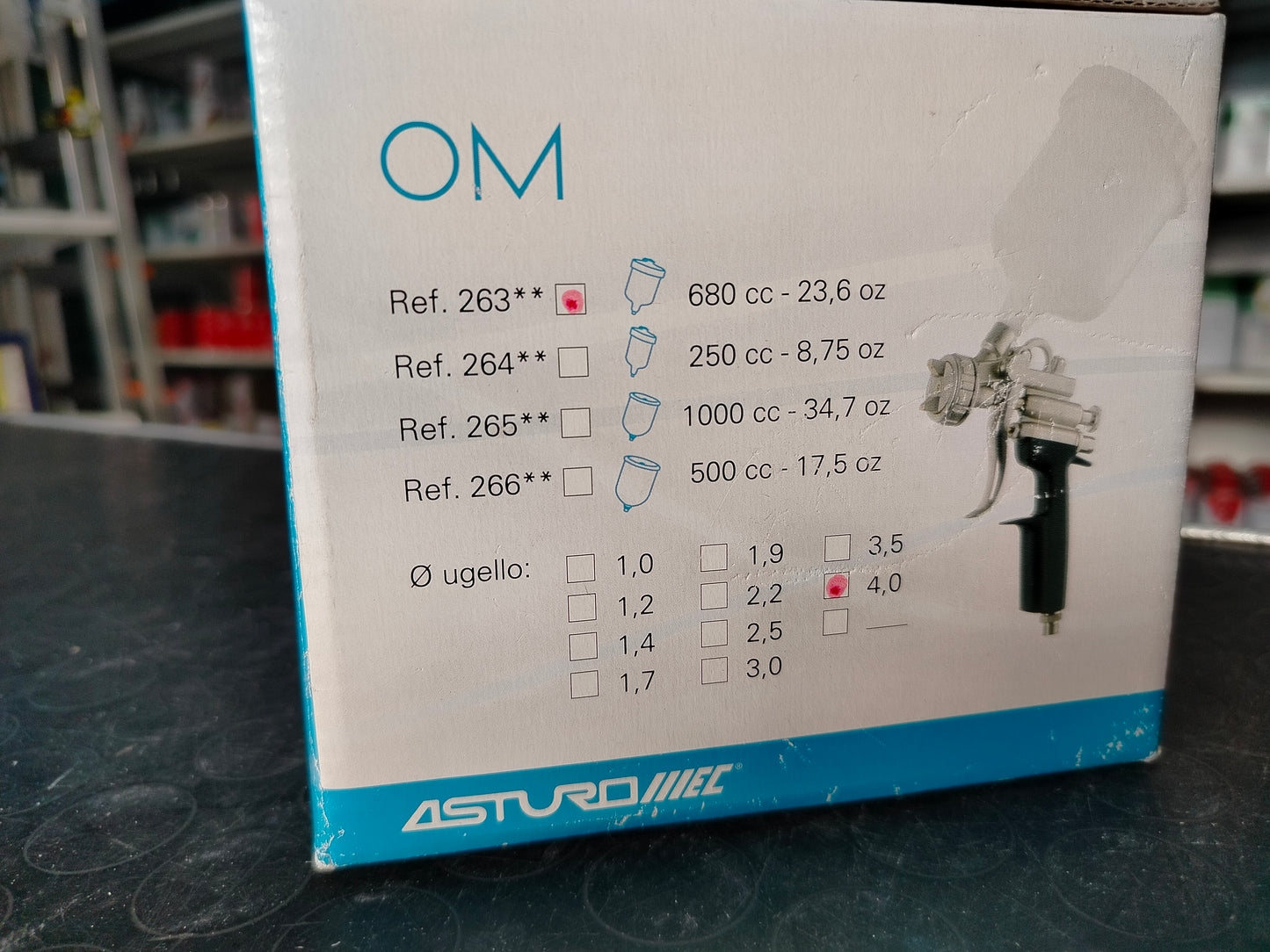 Walcom Asturo Aerografo Om   263 Uggello - 4-0