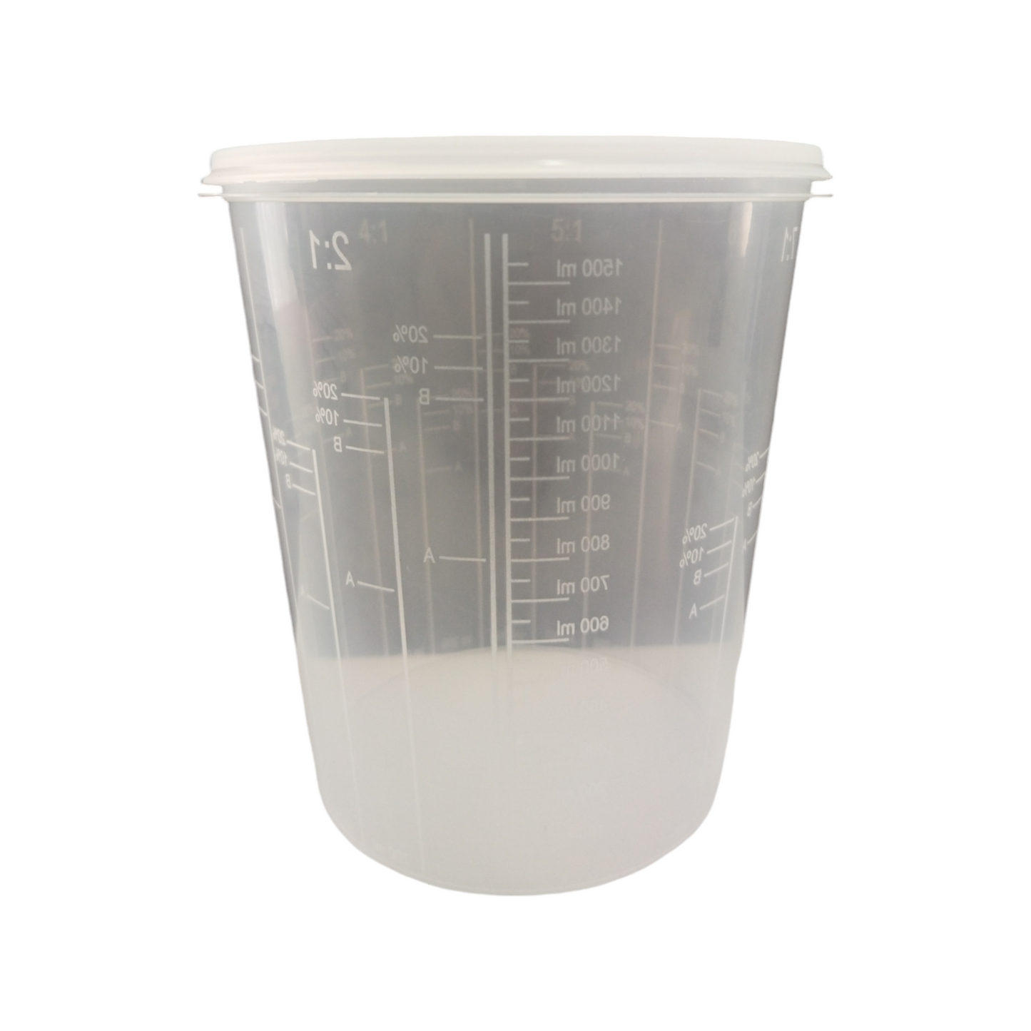 Basic Tazze In Plastica + Coperchio Da 1550 Ml