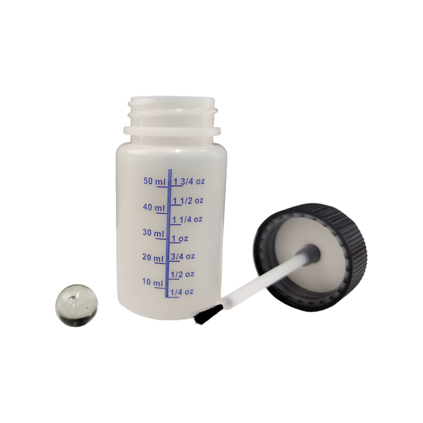 Bottiglia Graduata Con Pennello Per Ritocchi 50 Ml 2