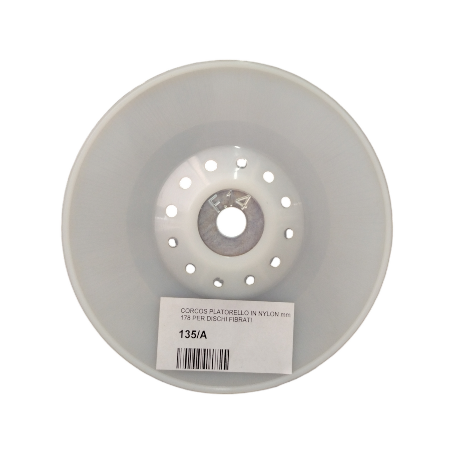 Corcos Platorello In Nylon Mm 178 Per Dischi Fibrati