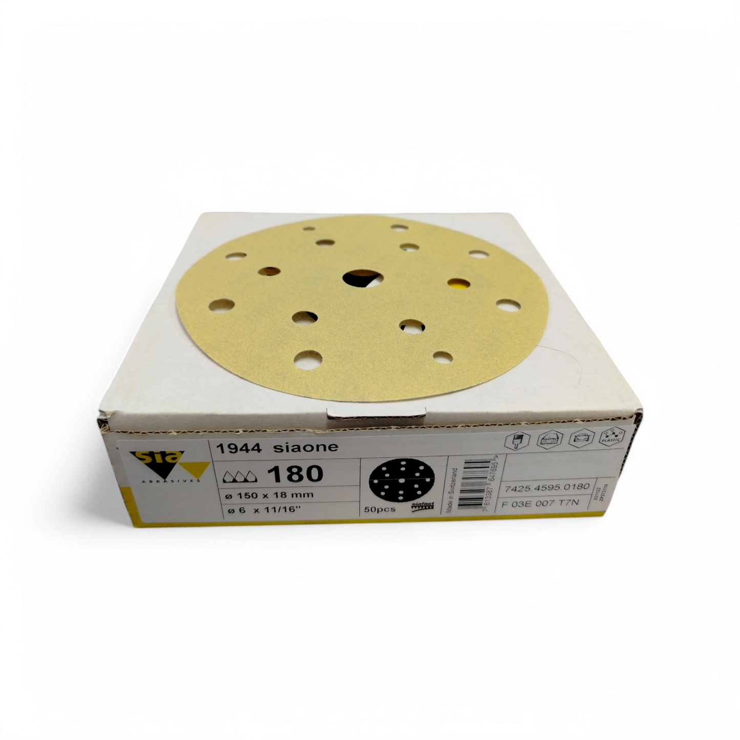 Dischi Abrasivi Velcro ø150 P 180