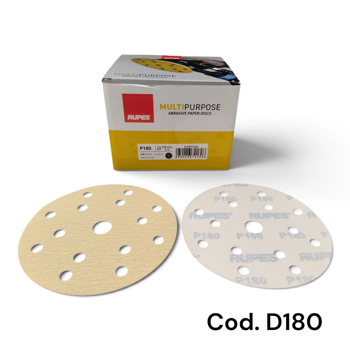 Dischi Abrasivi Velcro 150 P 180