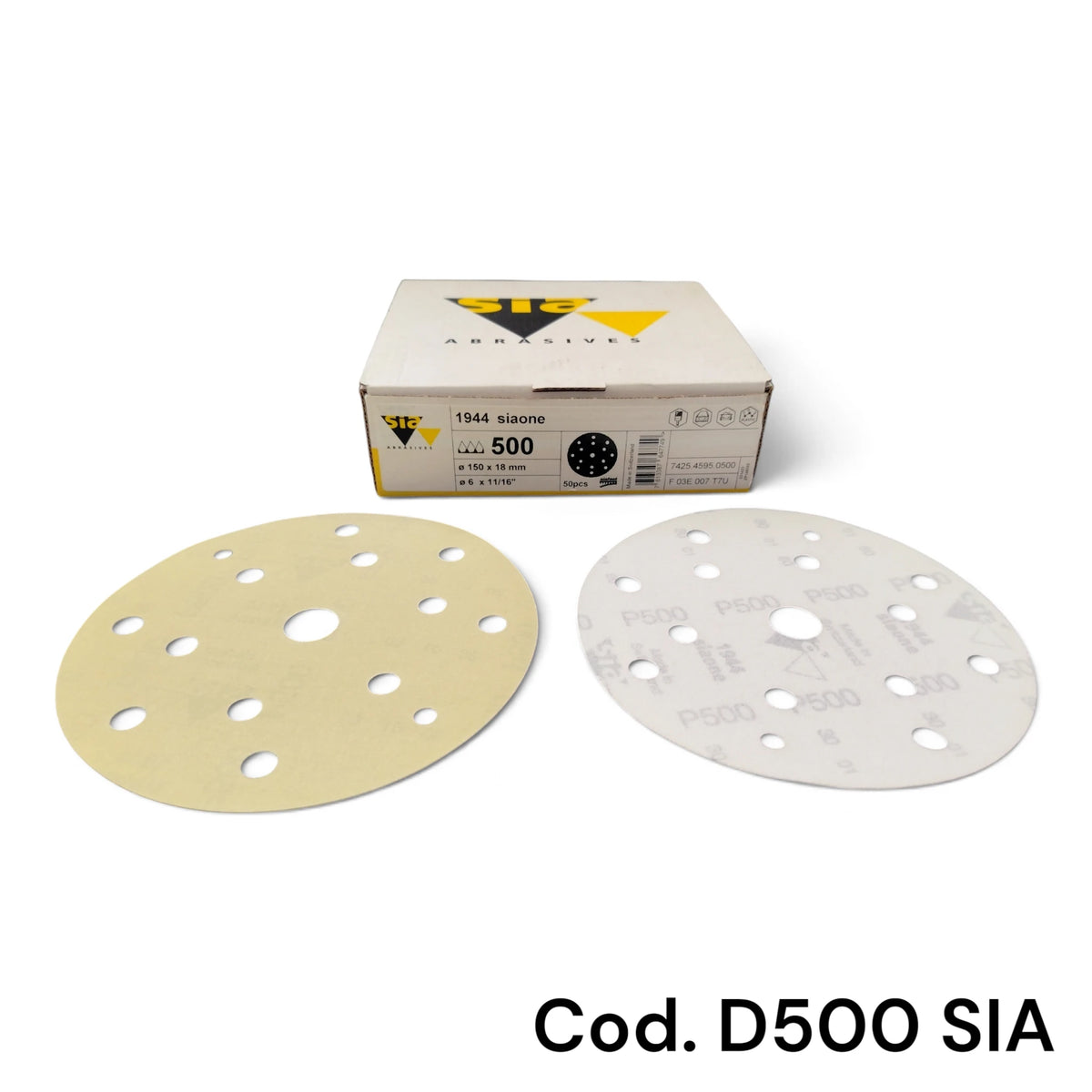Dischi Abrasivi Velcro 150 P 500