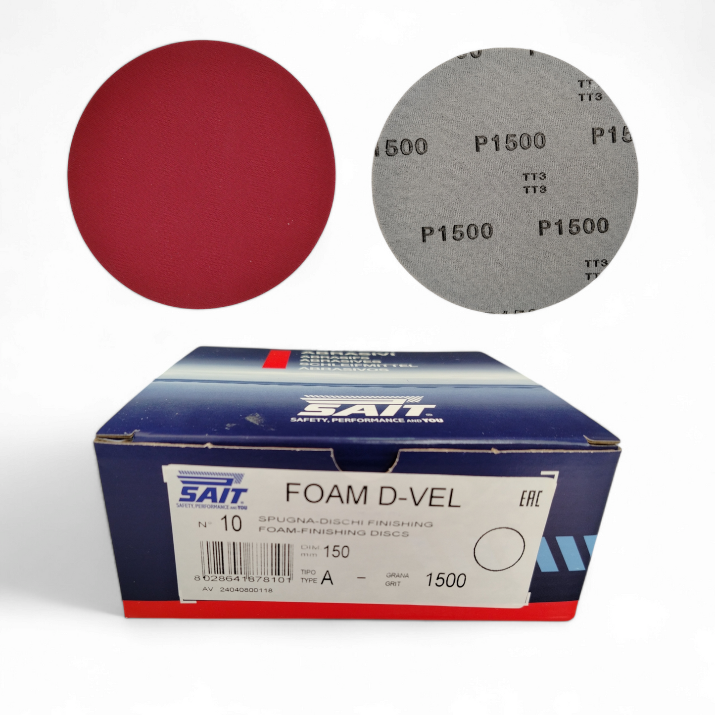 Dv Strutturati A Dischi Spugna P 1500 ø 150