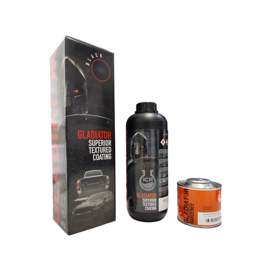 Gladiator Black Kit A+B Effetto Bucciato/Testurizzato Lt 1