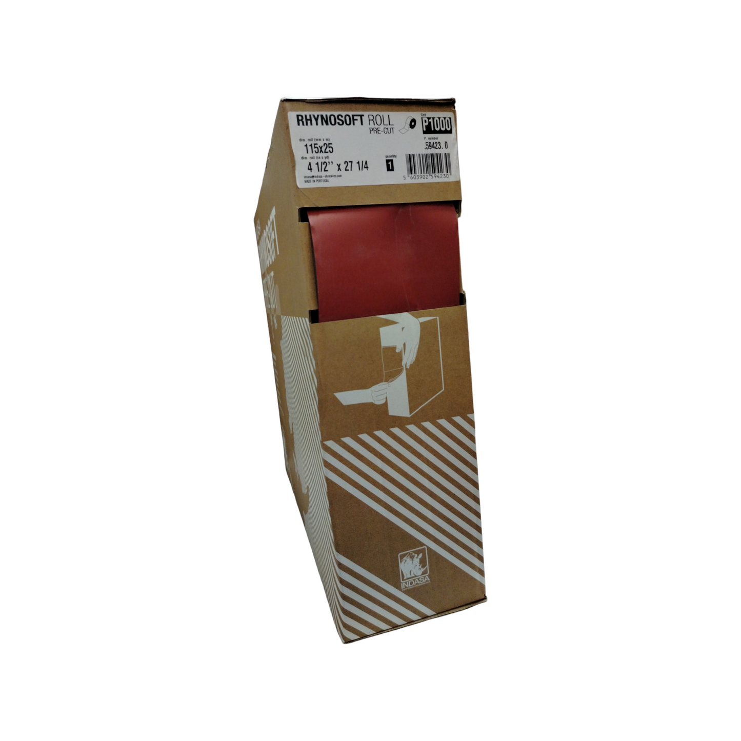 Indasa Rhynosoft Con Pretaglio 115mm X 25m P 1000