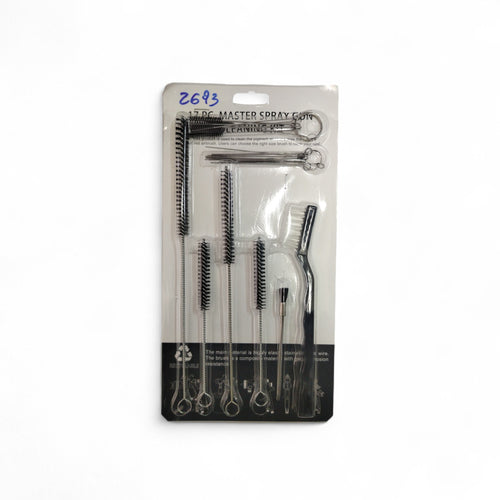 KIT 21 PEZZI DI PULIZIA AEROGRAFO E TAZZA