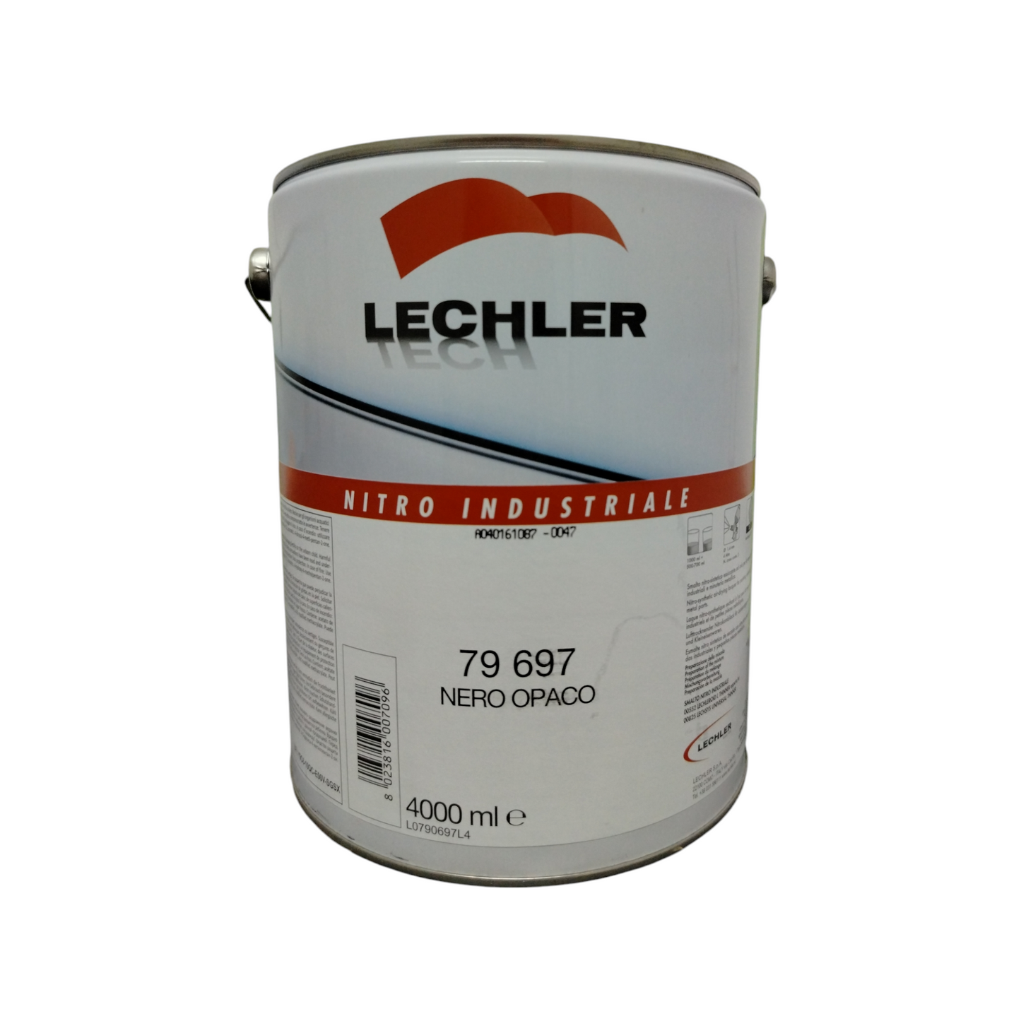 Lechler Smalto Nitro Nero Opaco 79697 Lt 4