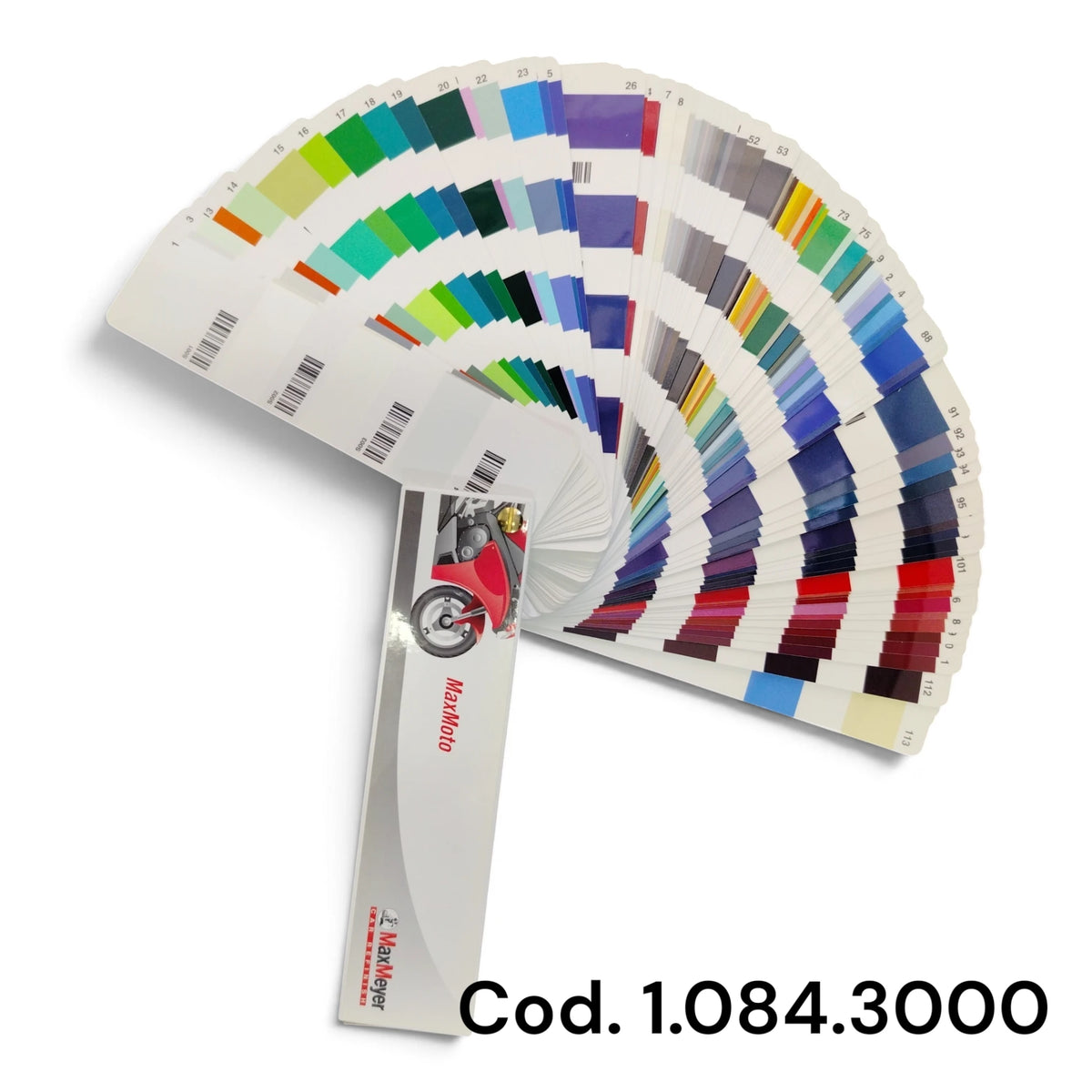 Mazzetta Colori Moto Motomax Aquamax Extra In Scala Cromatica