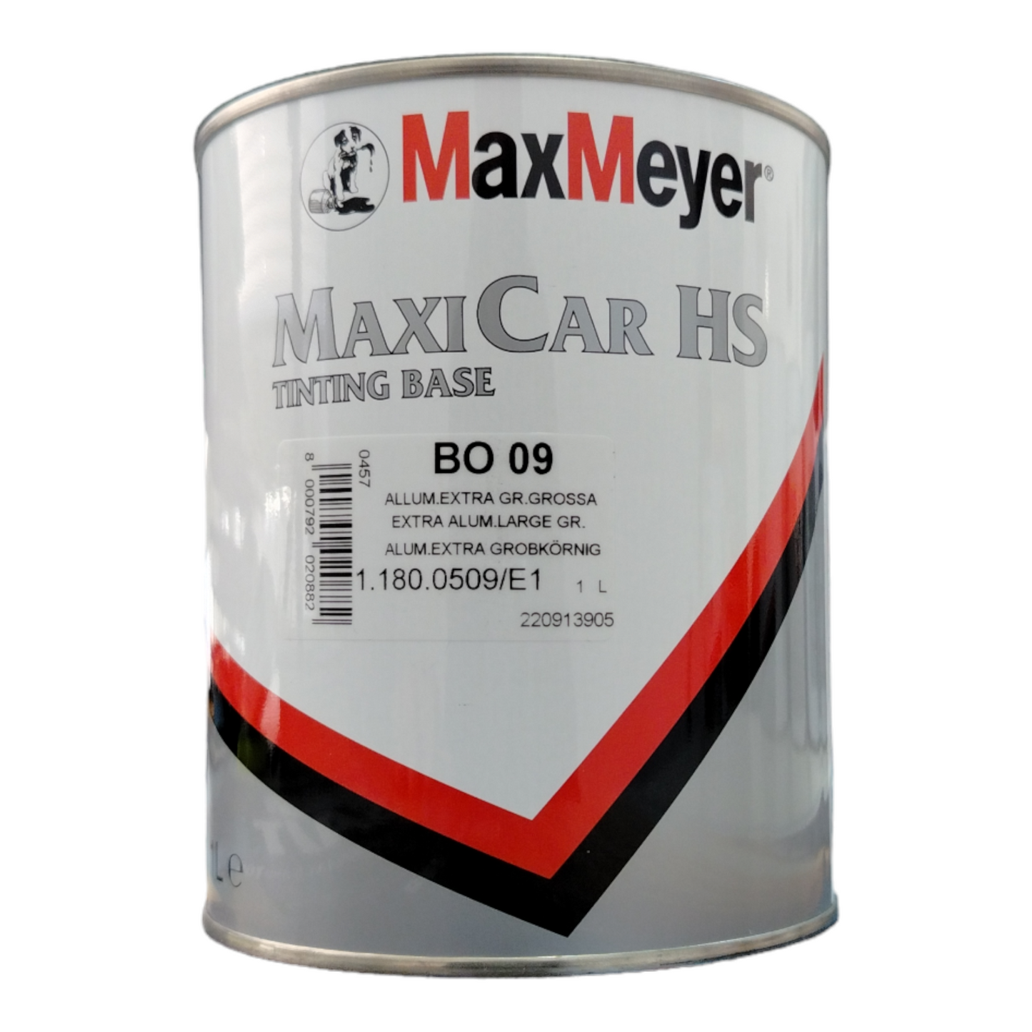 Maxicar Hs Bo 09 Alluminio Grana Extra Grossa Da Lt 1