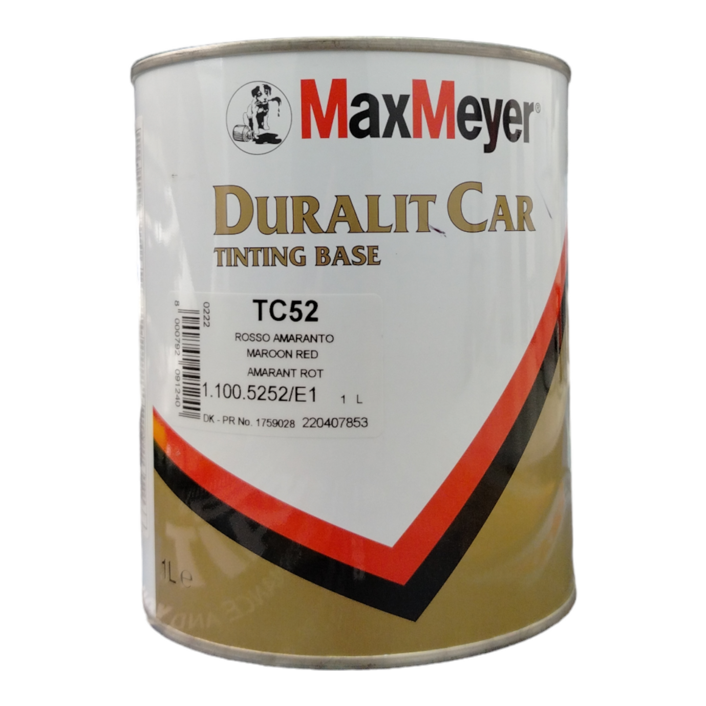 Duralit Car Tc 52 Rosso Amaranto Da Lt 1