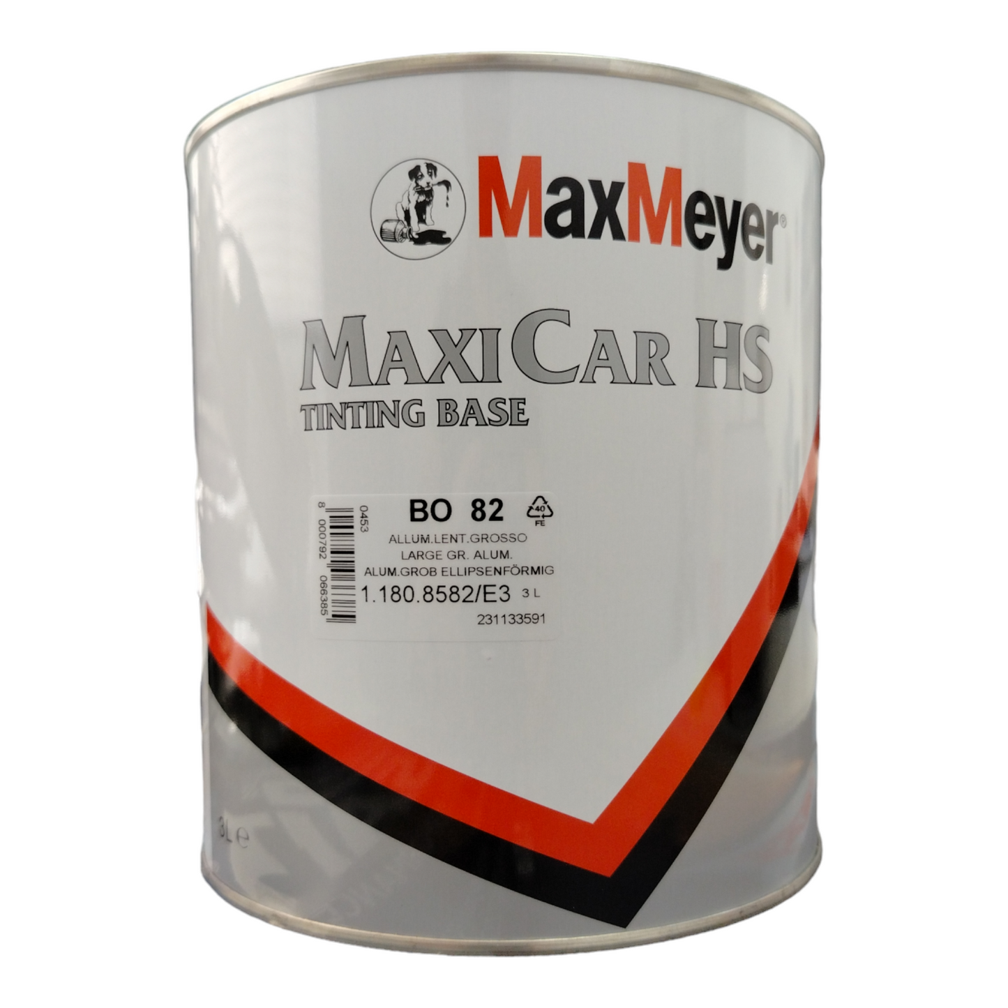 Maxicar Hs Bo 82 Alluminio Lenticolare Grosso Da Lt 3