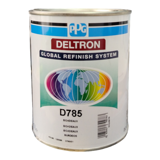 PPG Deltron Pastello lucido diretto D785 Arancio Brillante LT 1PPG Deltron Pastello lucido diretto D785 Bordeaux LT 1