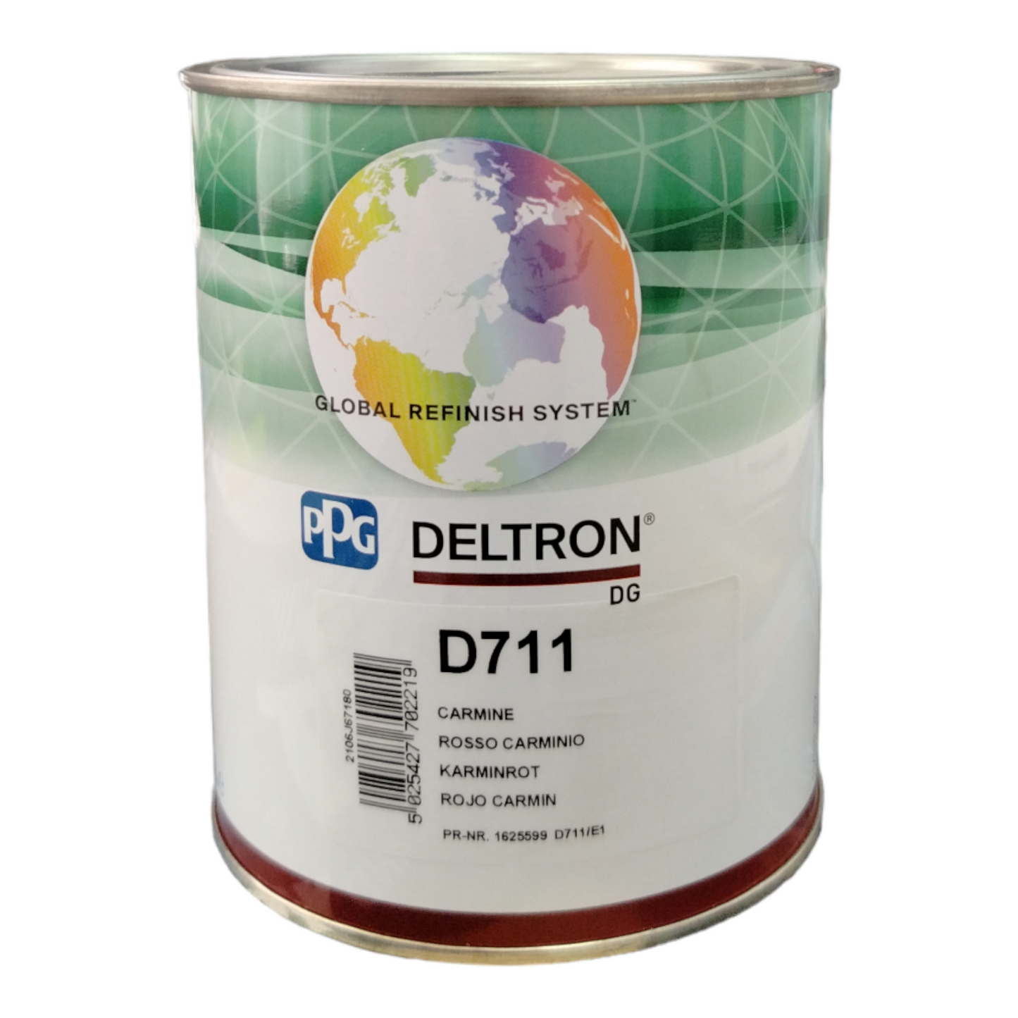 PPG Deltron Pastello lucido diretto D711 Rosso Carminio LT 1