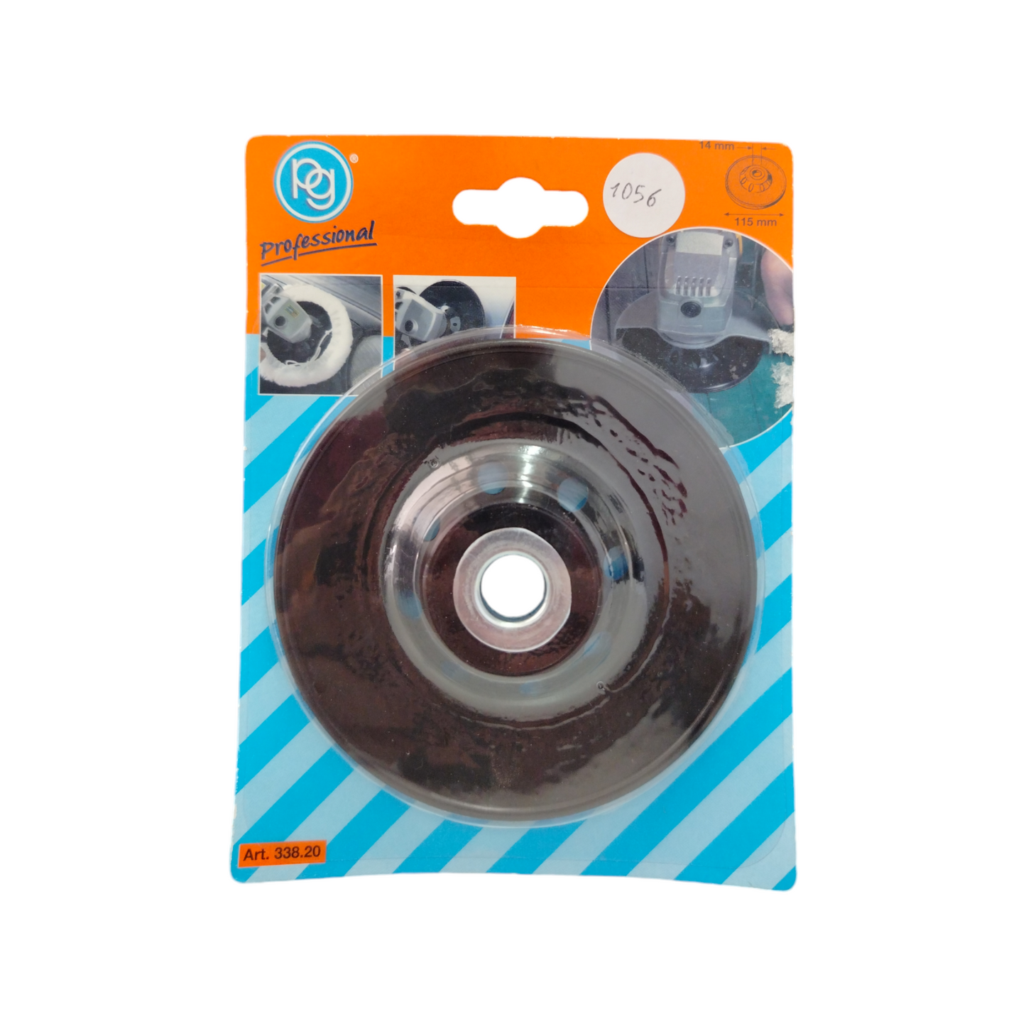 Platorello Di Gomma ø 125 Mm Con Gambo ø 6 Mm