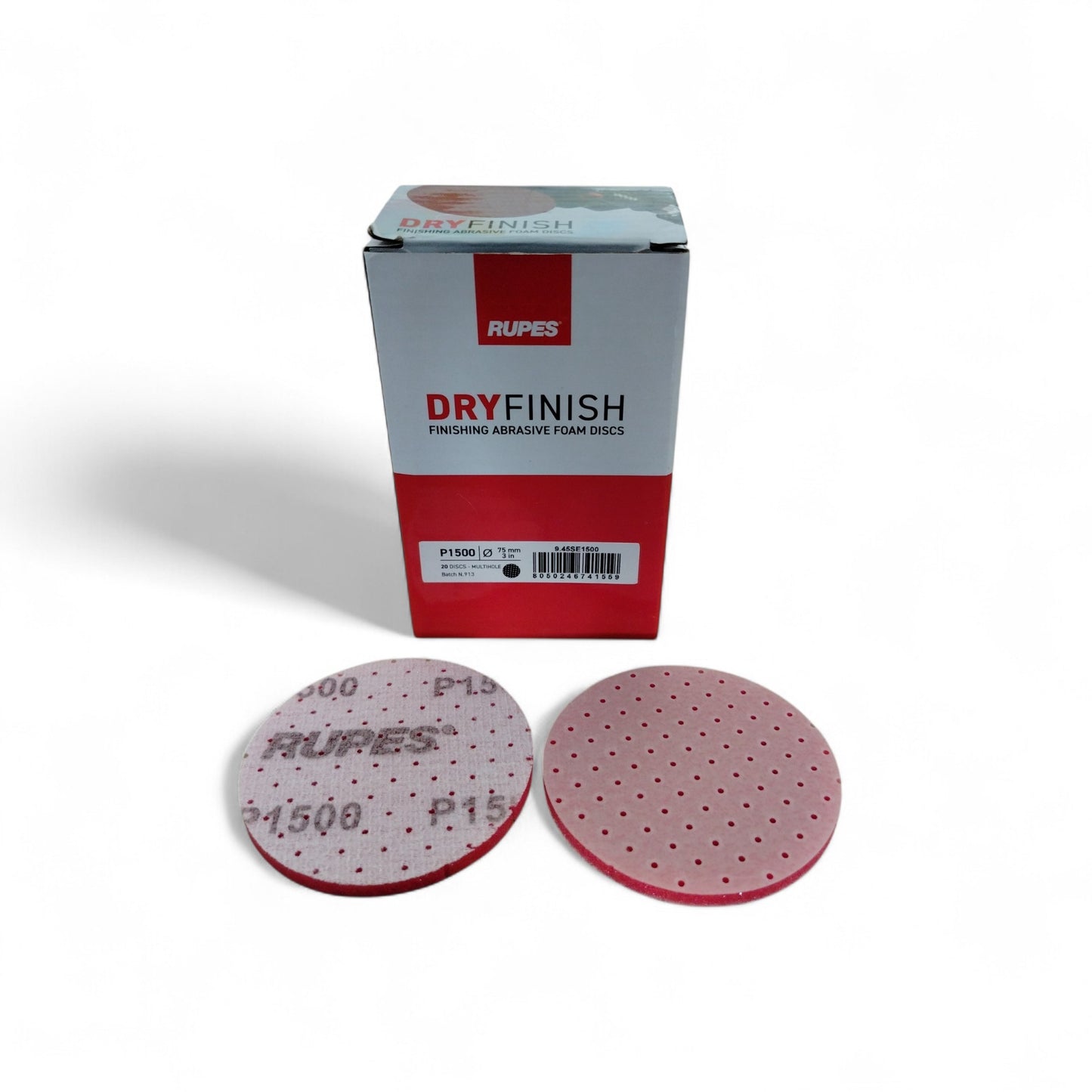 RUPES WET&DRY FINISH - DISCHI ABRASIVI CON INTERFACCIA IN SPUGNA ø 150 mm GRANA P 1500