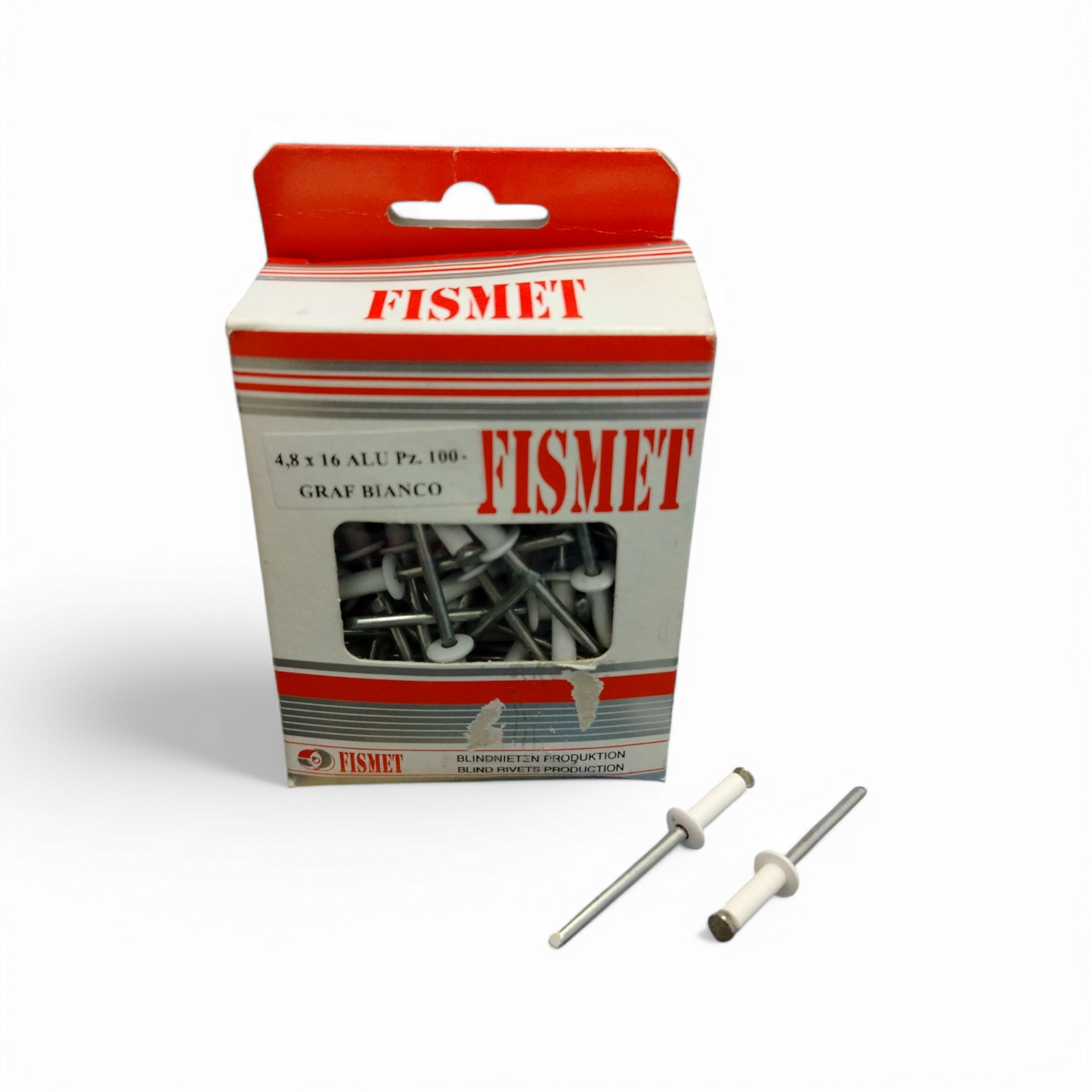 Rivetti Alluminio 4,8 X 16 Bianchi Targa N° 100