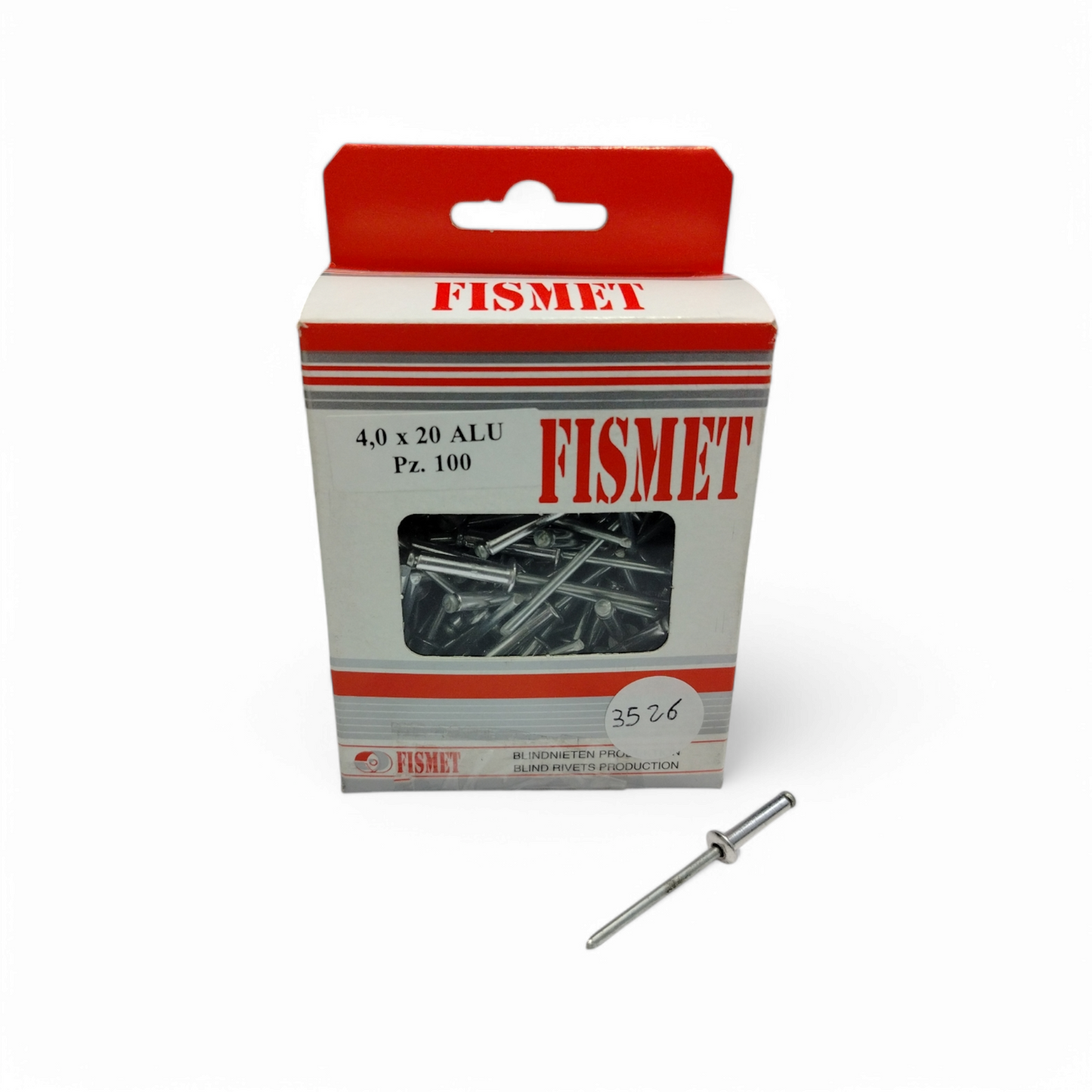 Rivetti Alluminio 4 X 20 N° 100