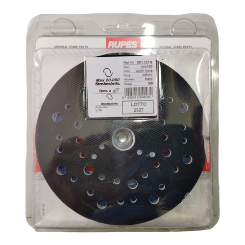 Rupes Platorello ø 150mm Velcro M8 Per Lhr21