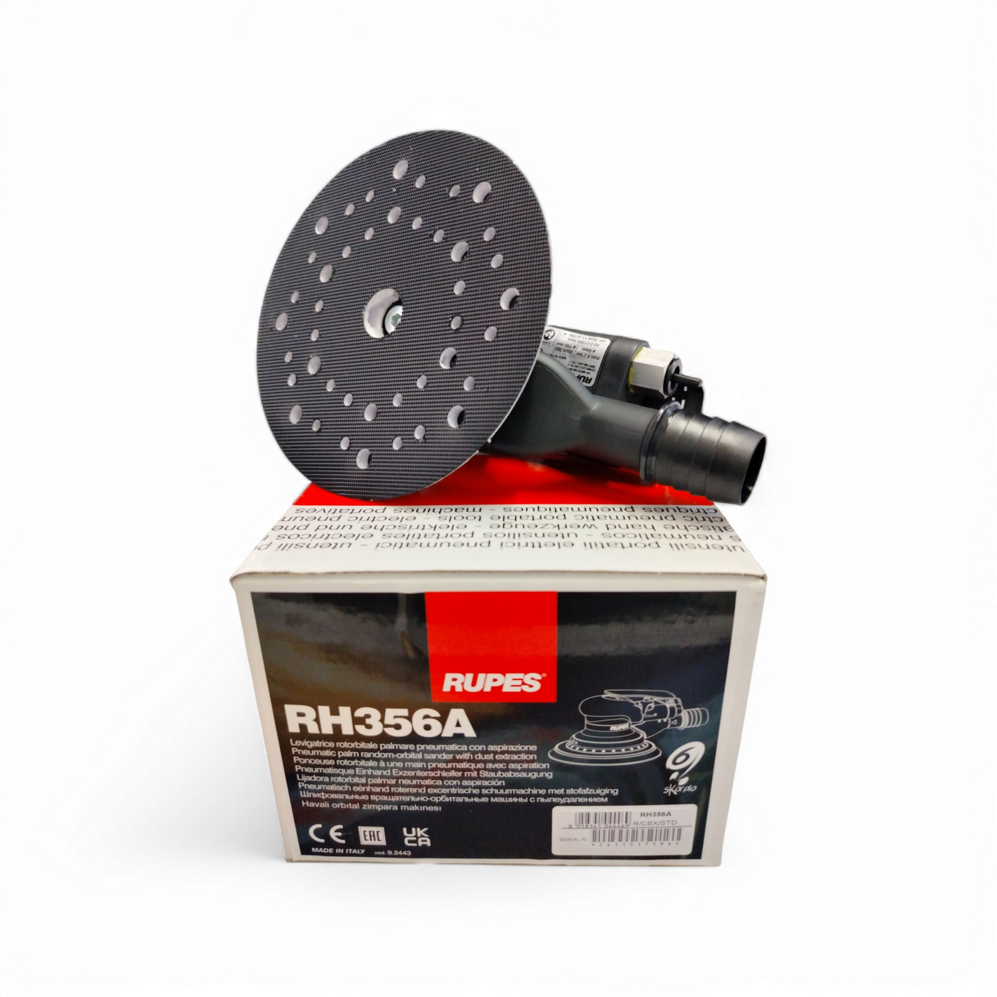 Rupes Skorpio Iii Rotorbitale Palmale Asp. Centr. Orbita 6 Mm