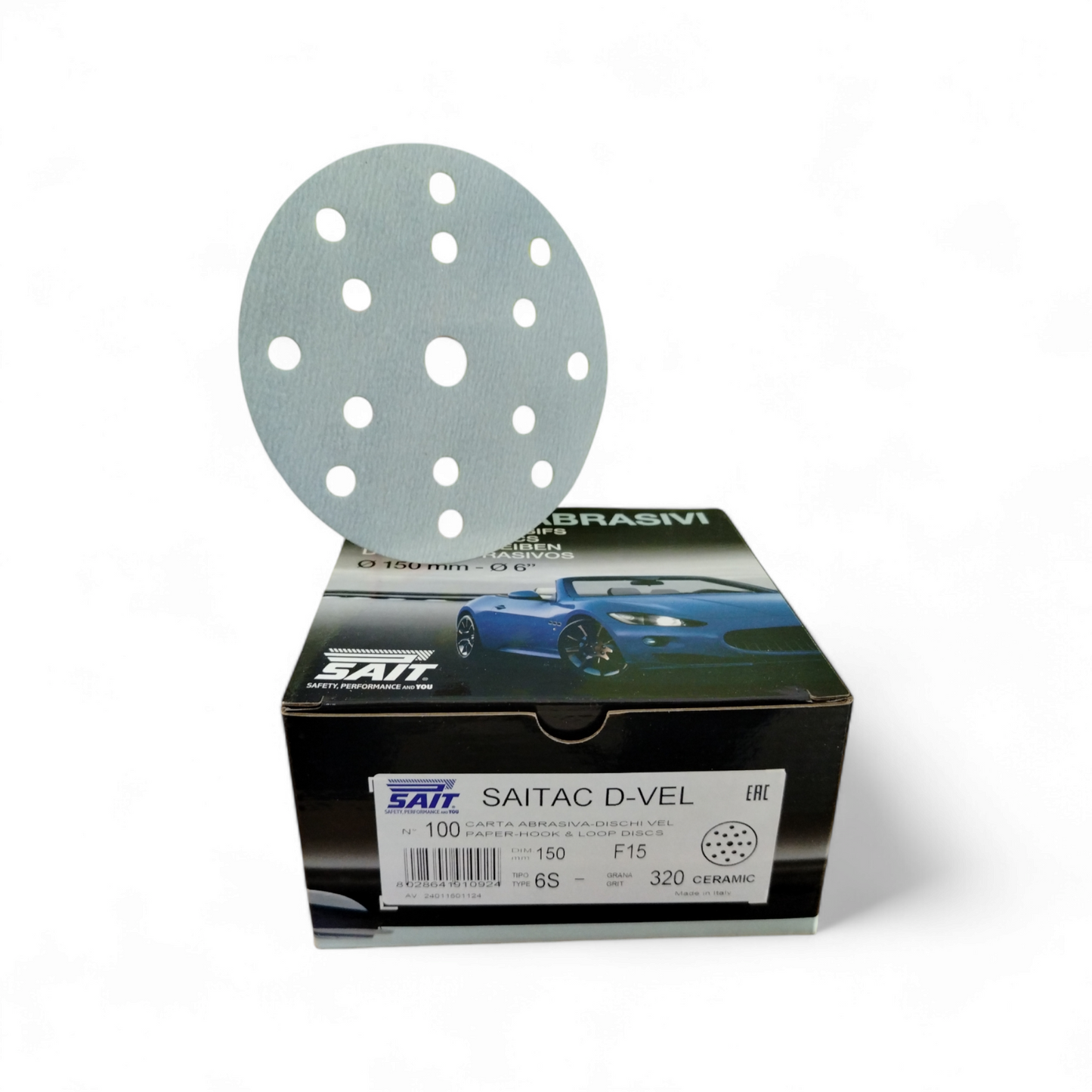 Saitac-Vel Ceramic F15 6s ø 150 P 320