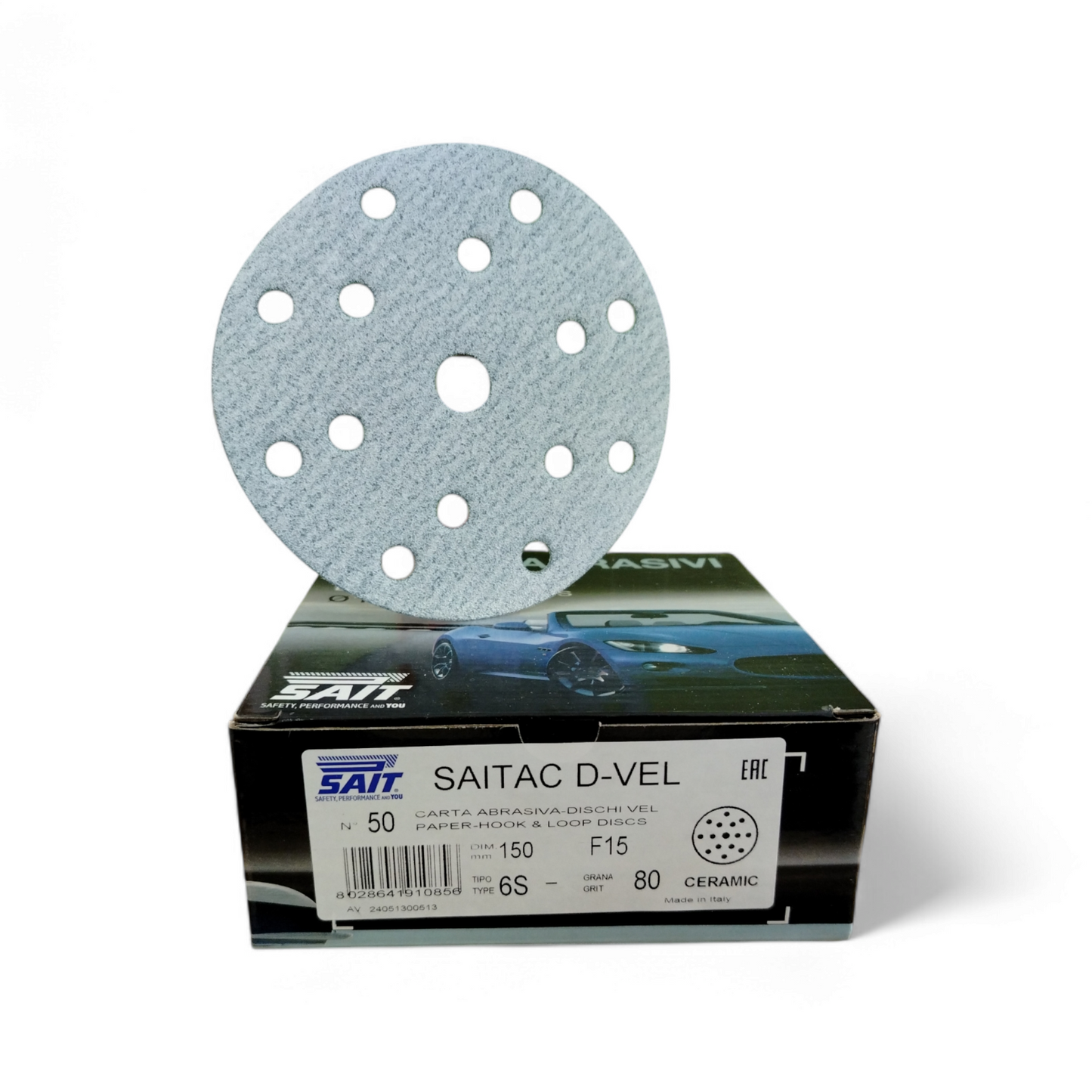 Saitac-Vel Ceramic F15 6s ø 150 P 80