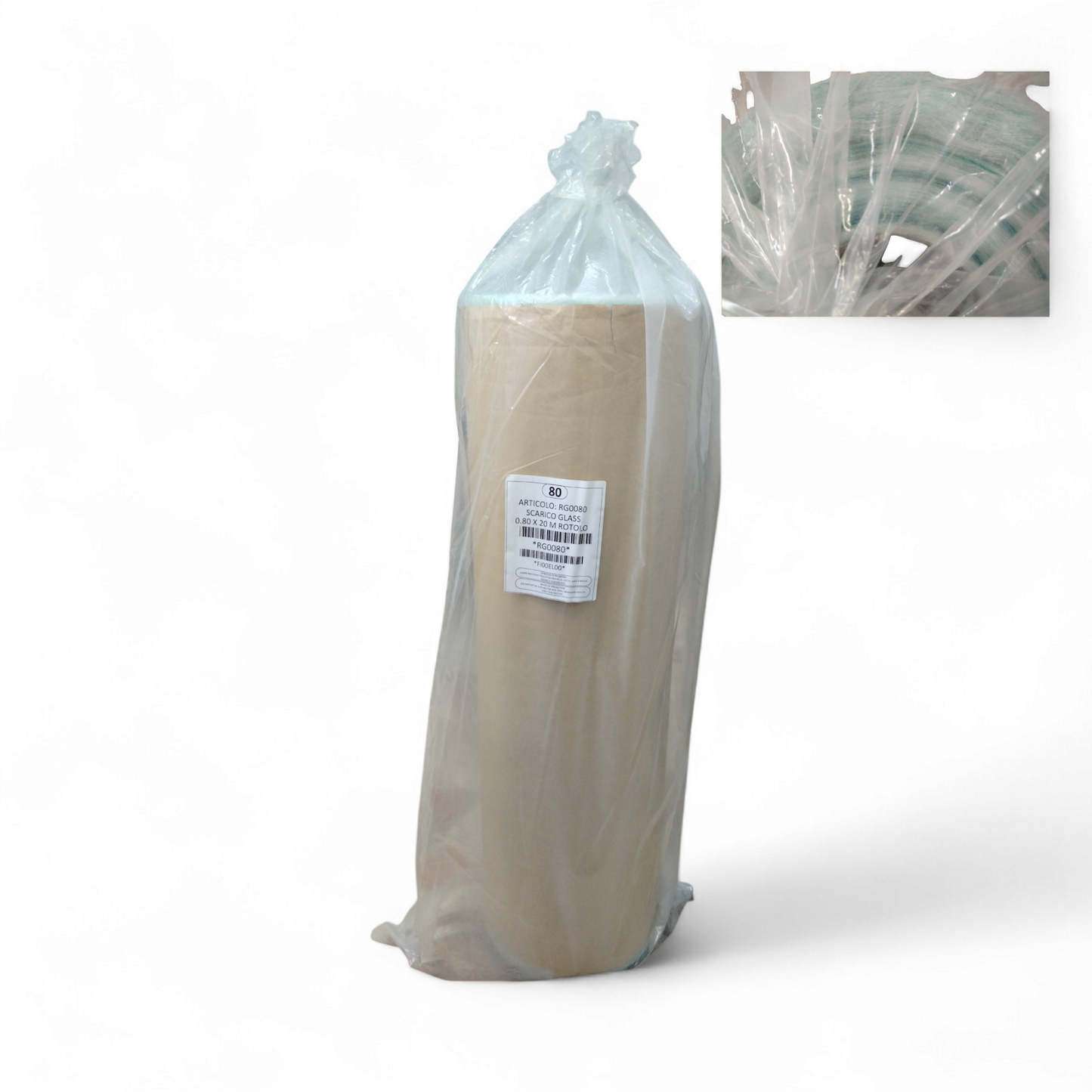 Scarico Glass Filtro Pavimento Cabina Di Verniciatura M 0,80 X 20m