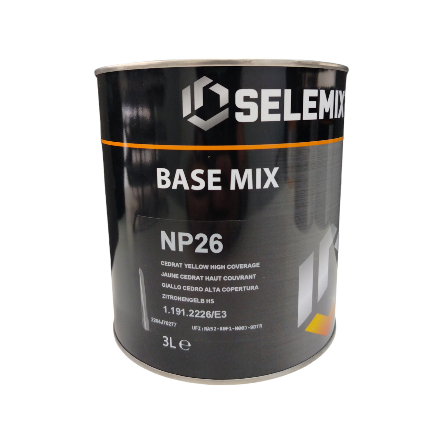 Selemix Tinta Base Np 26 Giallo Cedro Alta Copertura Da Lt 3