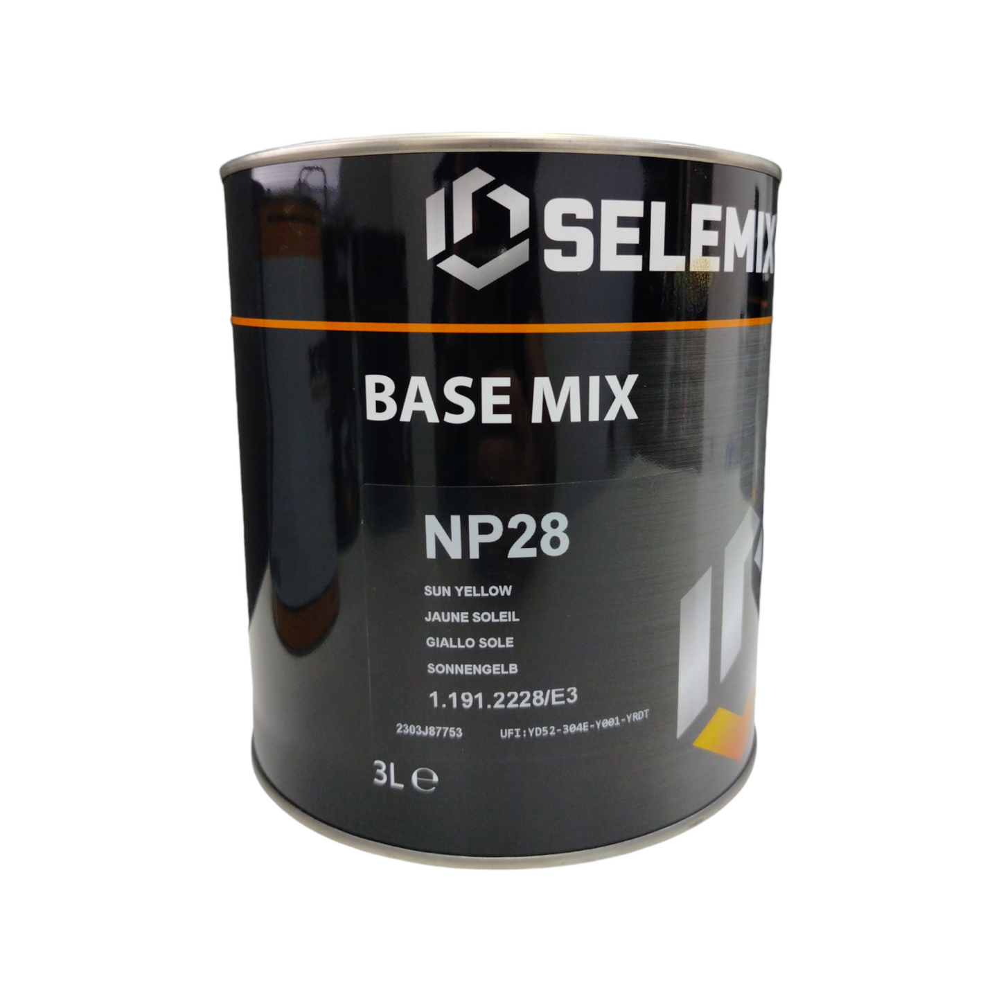 Selemix Tinta Base Np 28 Giallo Sole Da Lt 3