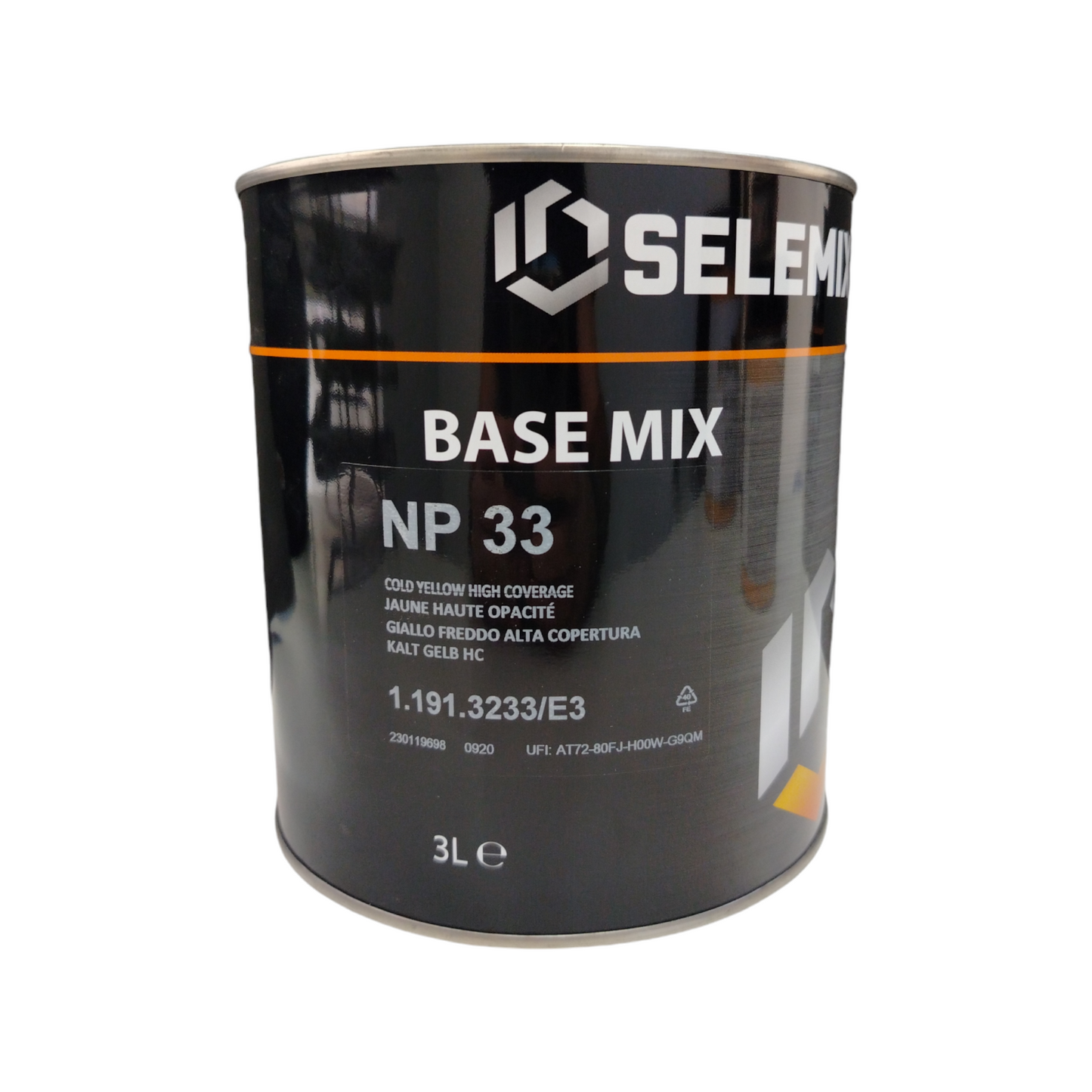 Selemix Tinta Base Np 33 Giallo Freddo Alta Copertura Da Lt 3