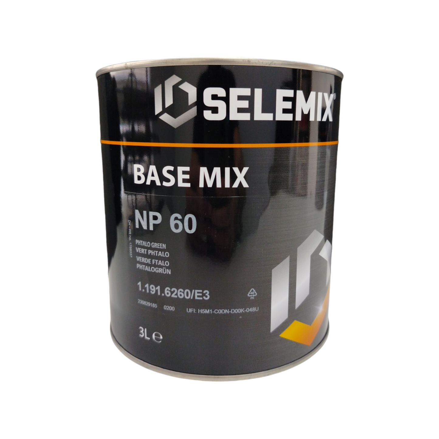 Selemix Tinta Base Np 60 Verde Ftalo Da Lt 3