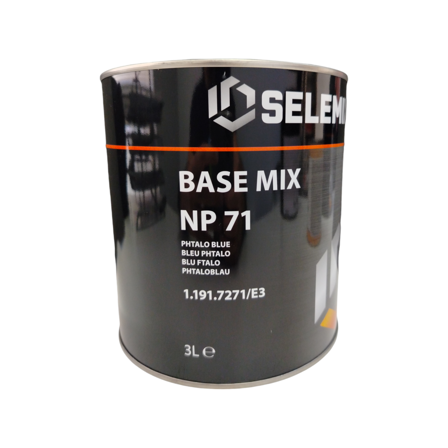 Selemix Tinta Base Np 71 Blu Ftalo Da Lt 3