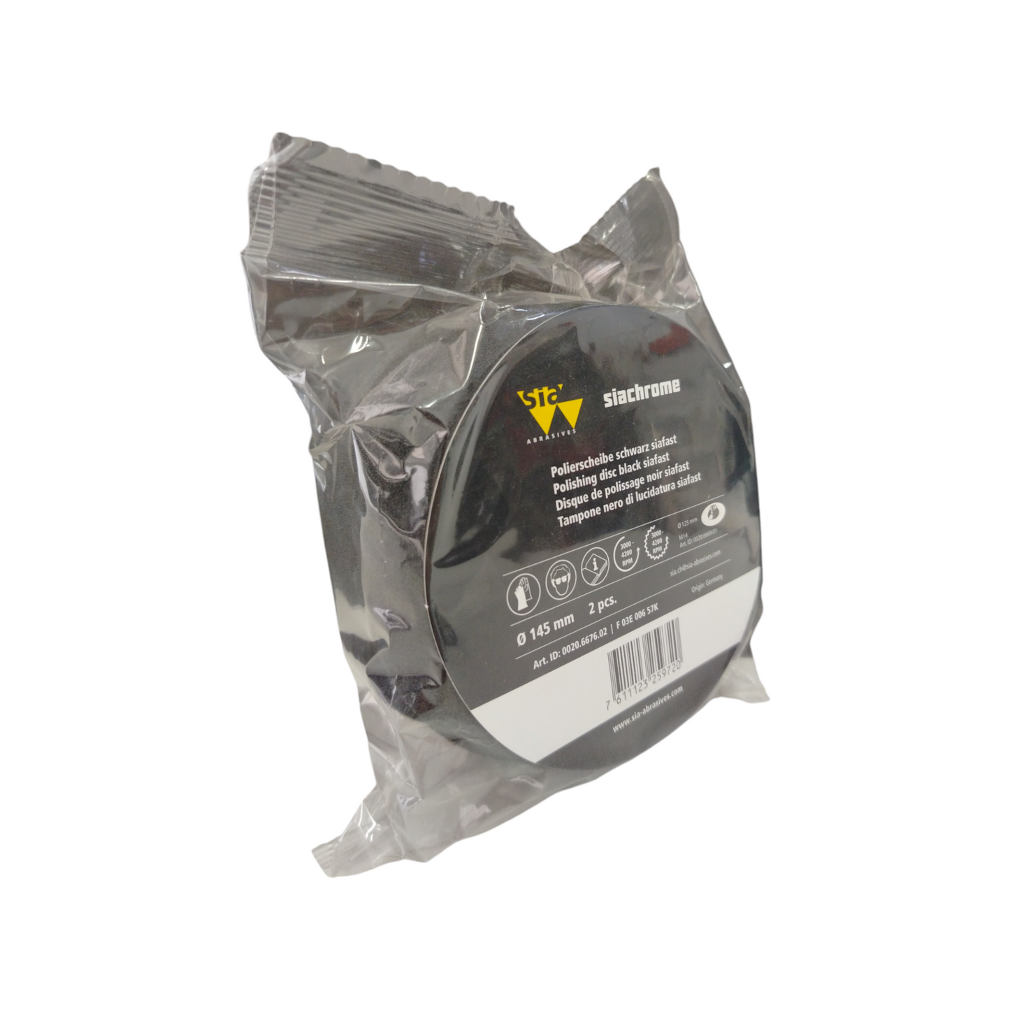 Siachrome Tampone Nero ø 145 Mm ( N. 1 Pezzo )