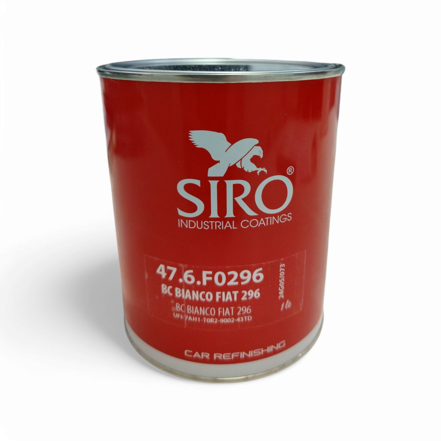 Siro Base Opaca Fiat 296 Bianco Lt 1