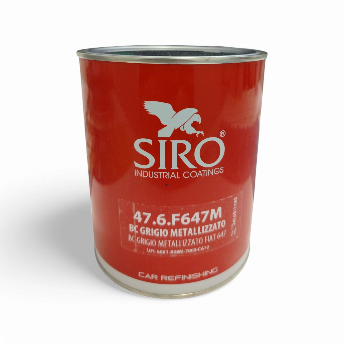 Siro Base Opaca Grigio Steel Grana Grossa Fiat 647 Lt 1