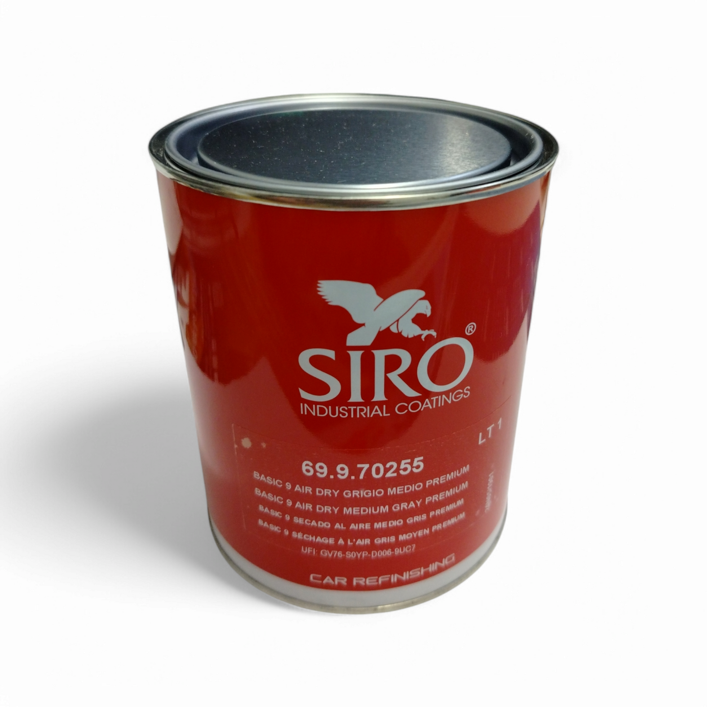Siro Fondo Basic 9 Air Grigio Medio Lt 1