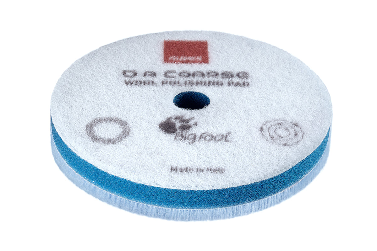 Tampone Serie Da In Lana Blu Coarse - ø 130 Mm