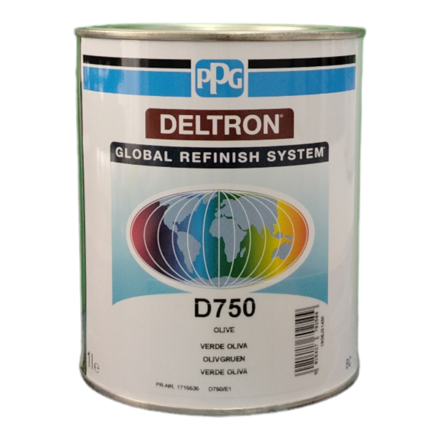 PPG D750 Deltron base opaca Verde Oliva LT 1