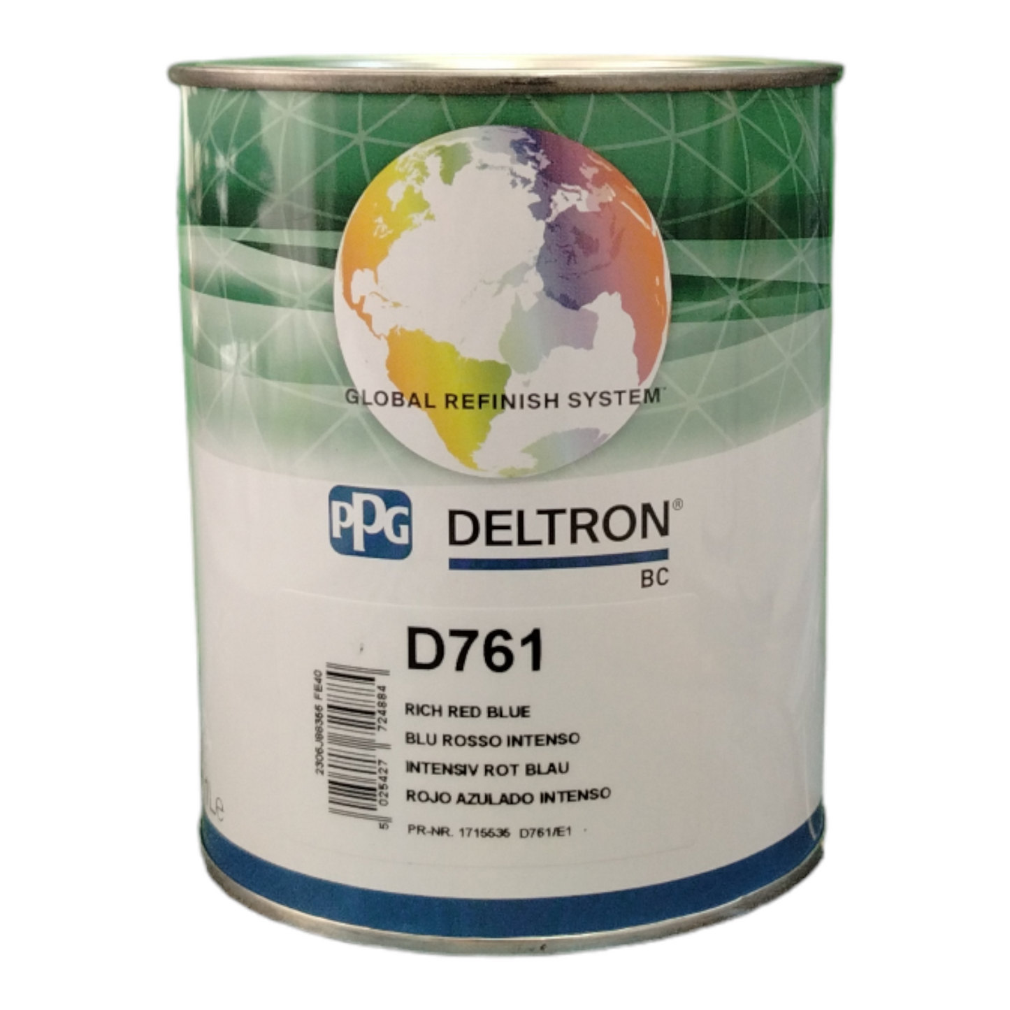 PPG D761 Deltron base opaca Rich Red Blue LT 1